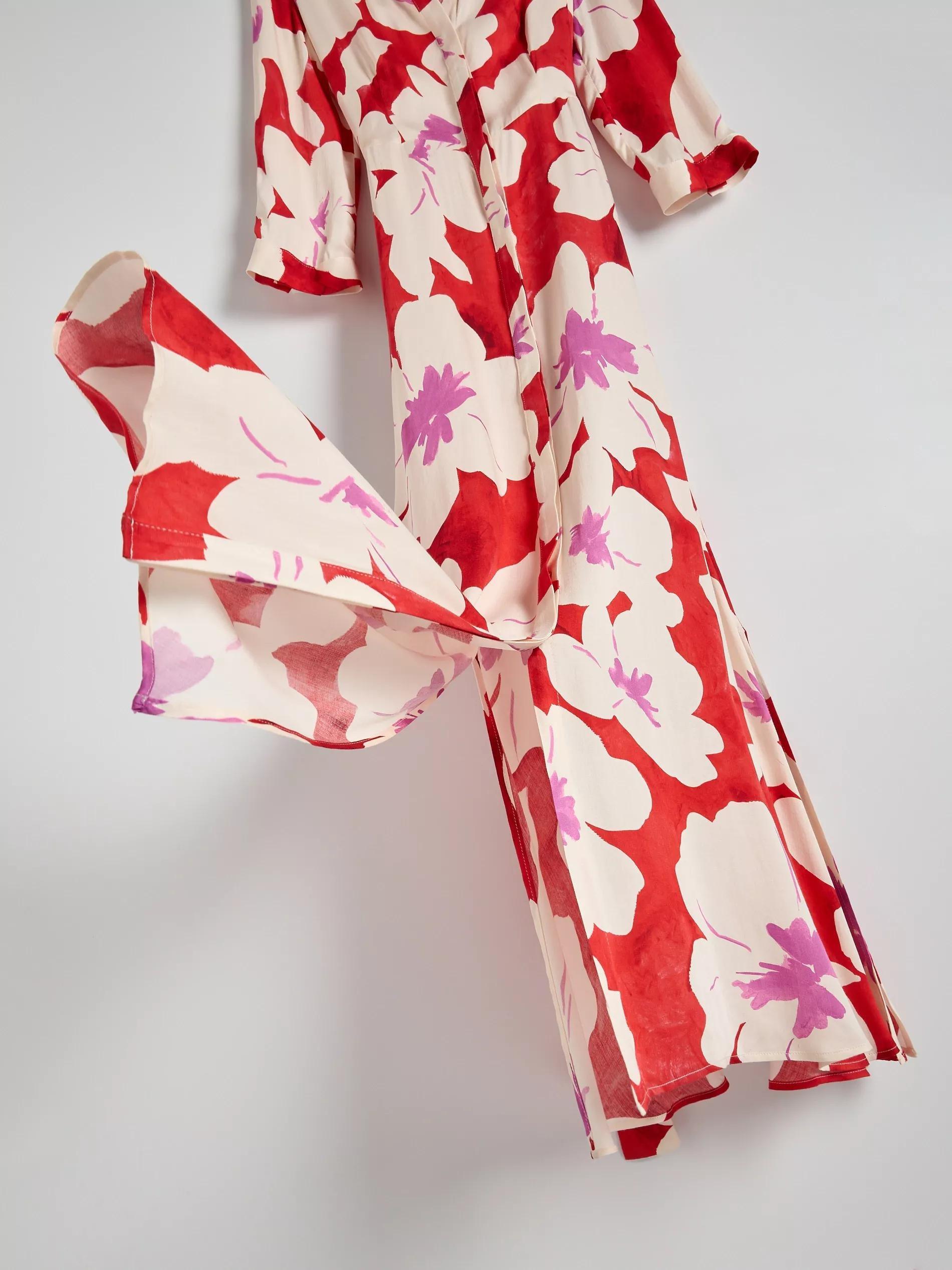 Multicolour Viscose Dress, , large image number 6