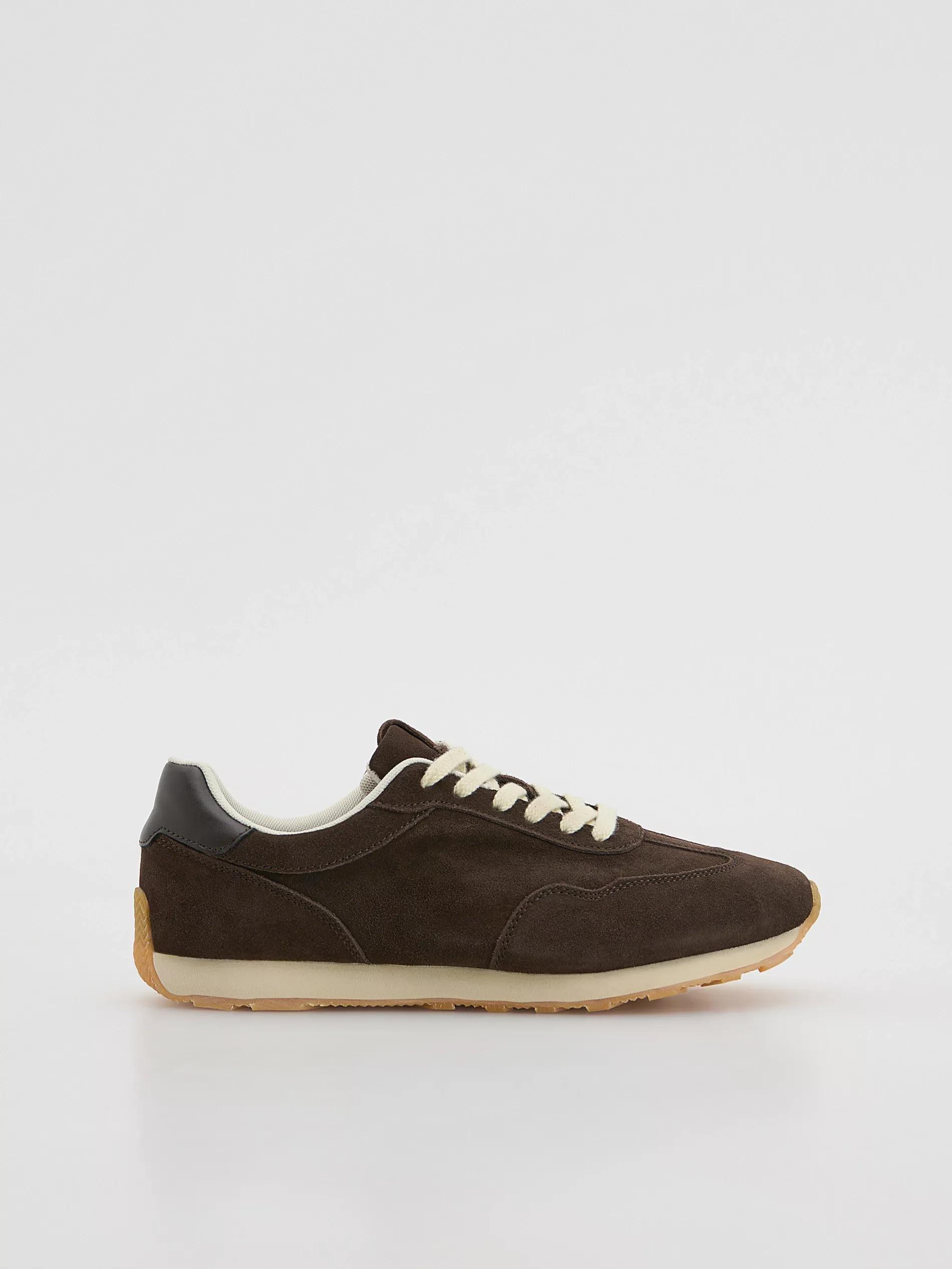 Brown Suede Sneakers, , medium