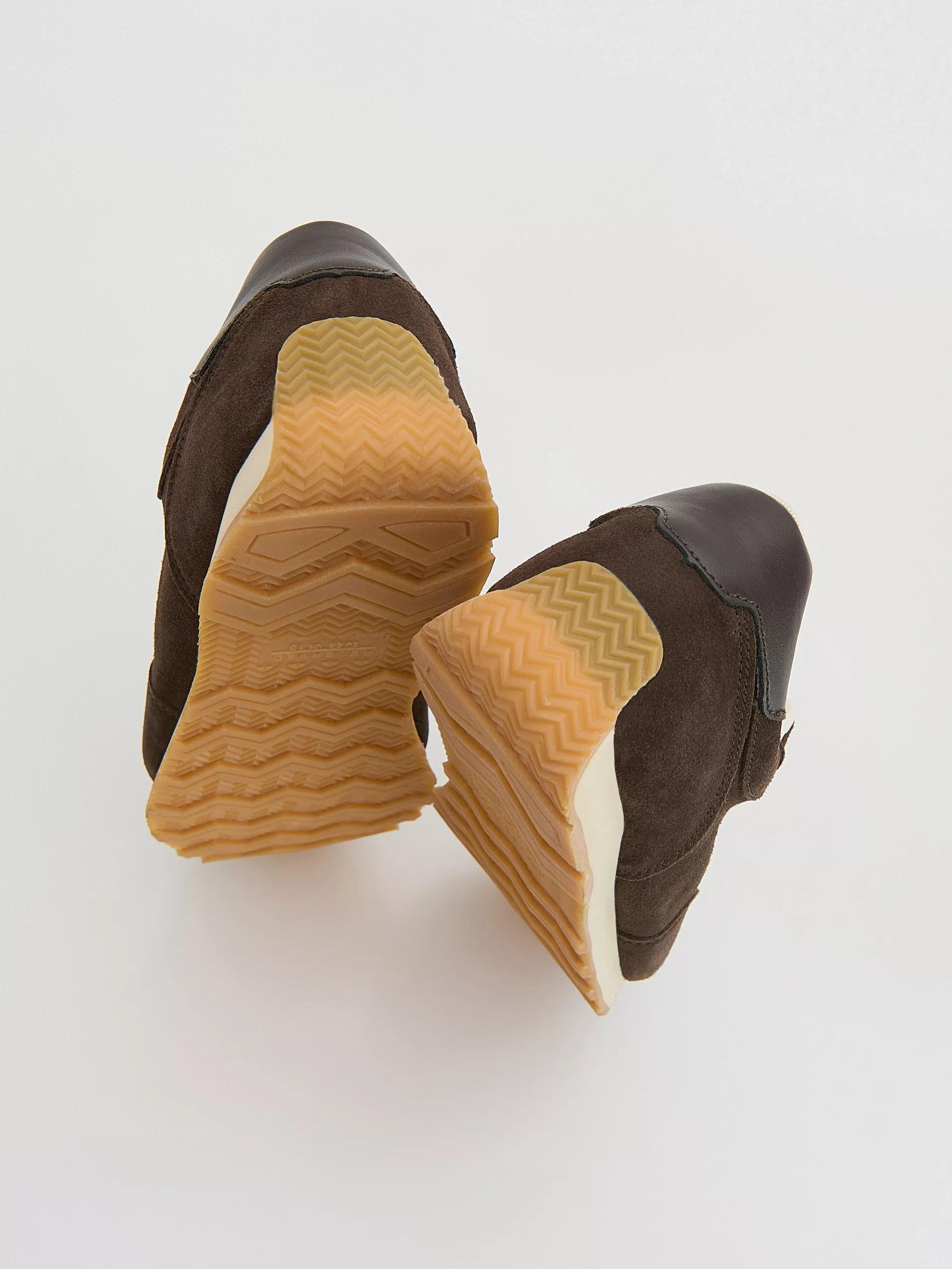 Brown Suede Sneakers, , large image number 2