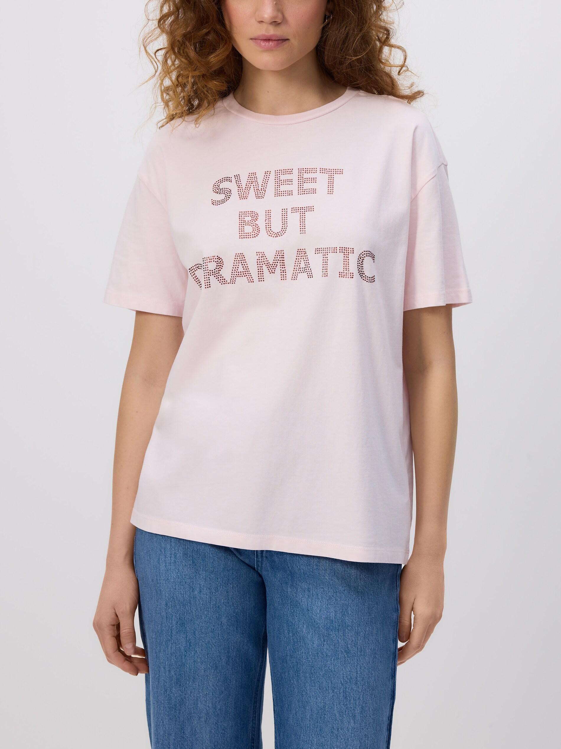 Pinkk Oversized T-Shirt With Print, Pink, large image number 1