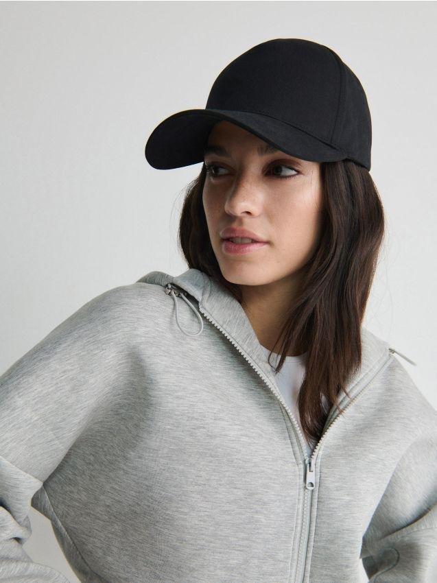 Black Baseball Cap, Black, large image number 0