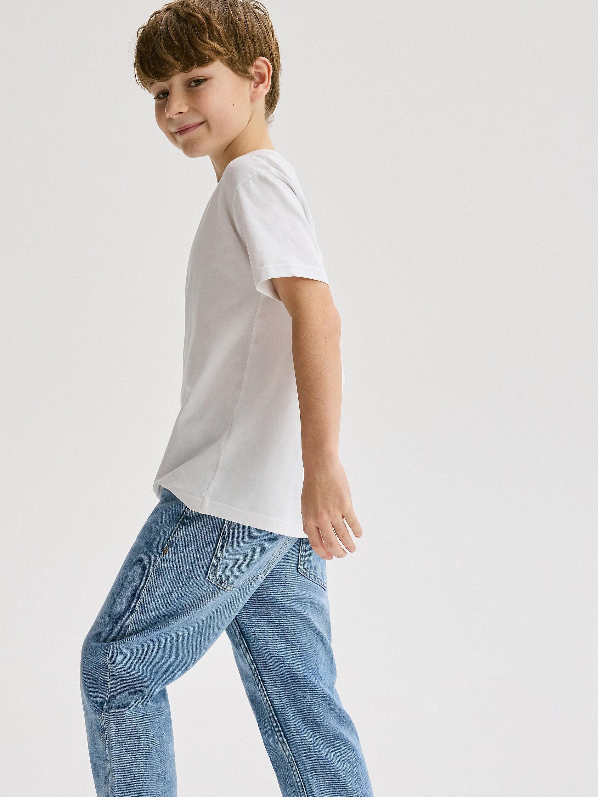 Blue Denim Jeans, Kids Boys, Blue, large image number 3