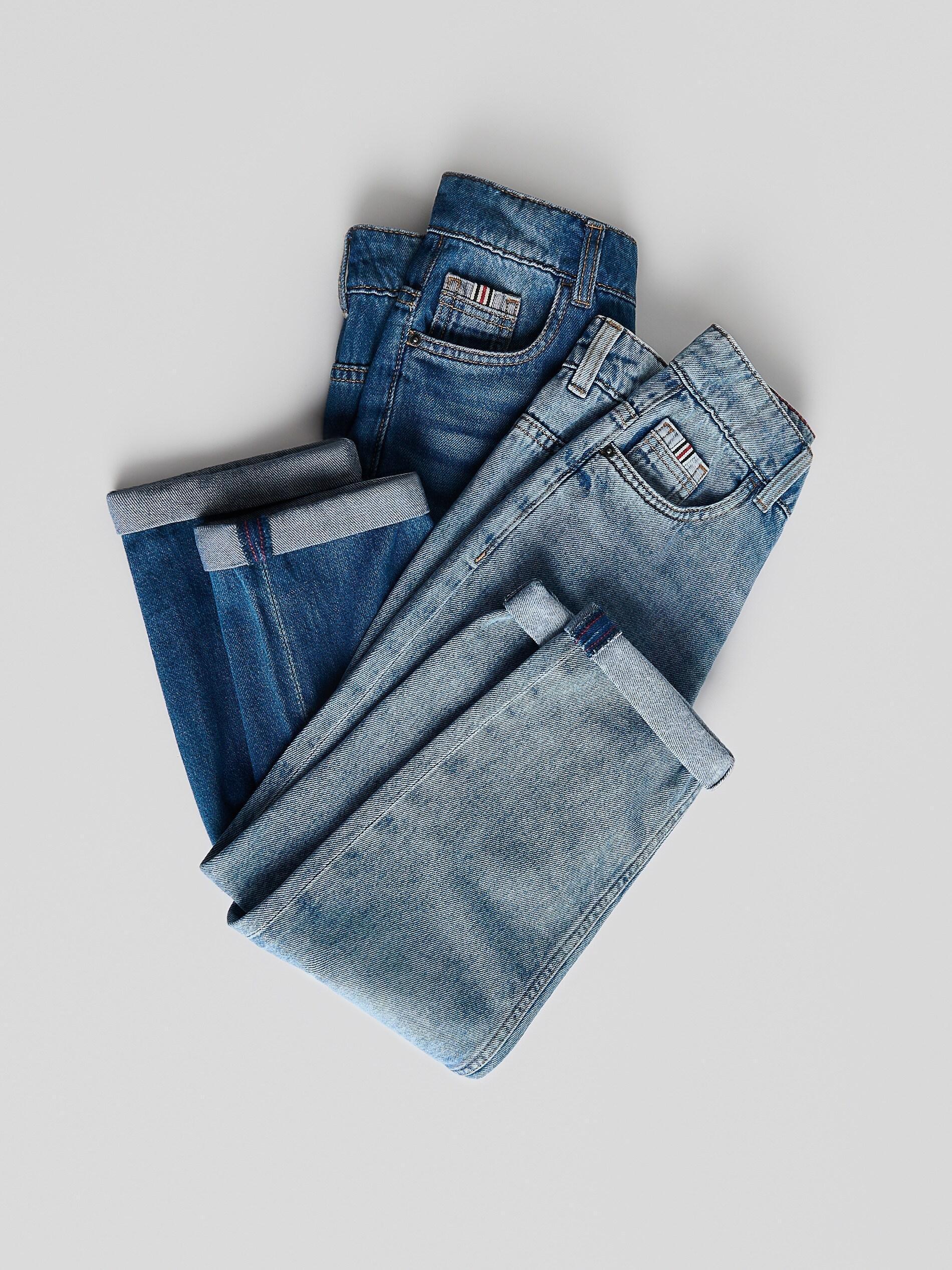 Blue Jeans Trousers, Kids Boy, Blue, medium