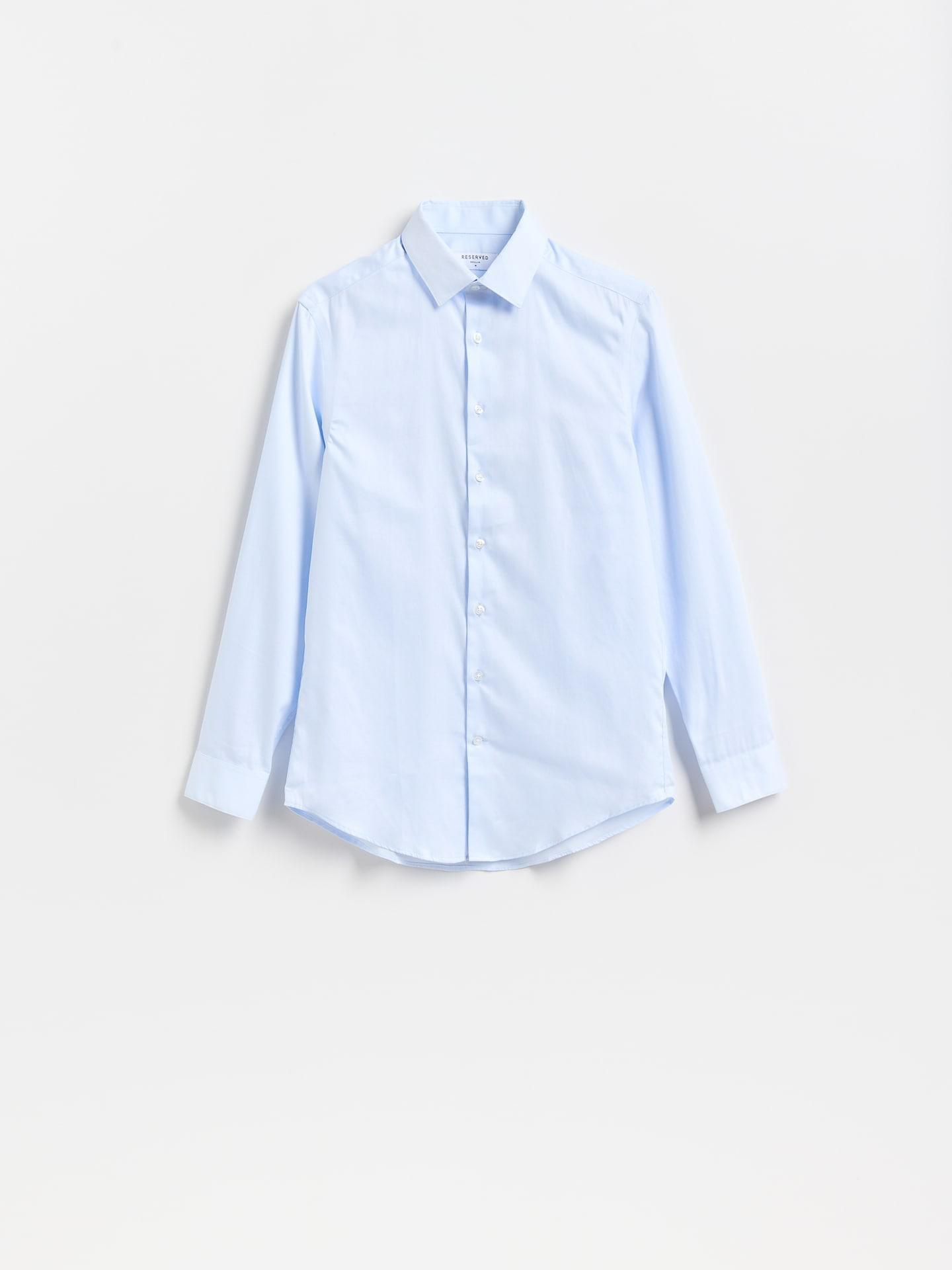 Blue Regular Fit Cotton Shirt, Blue, large image number 4