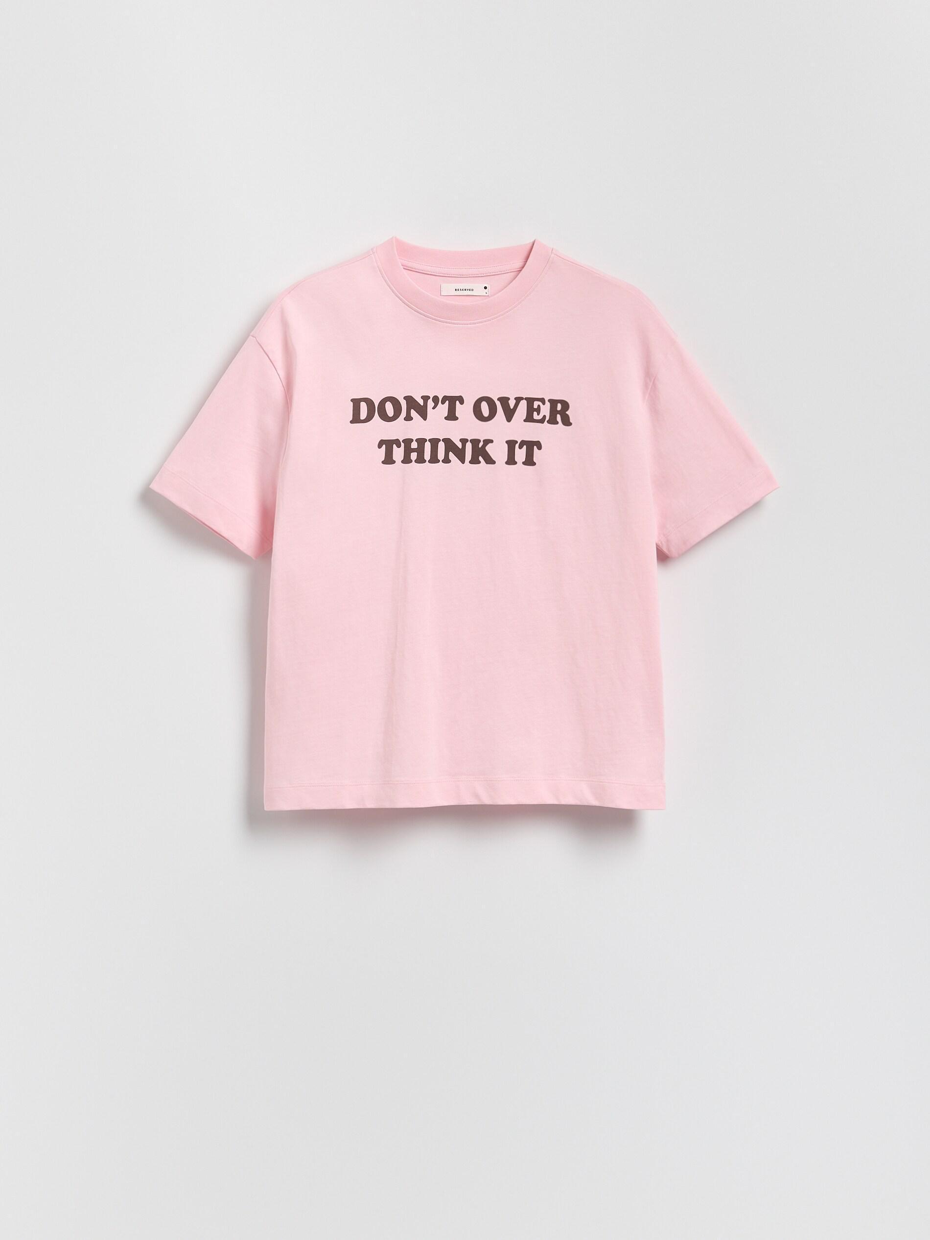 Pink T-Shirt With Print, Pink, large image number 4