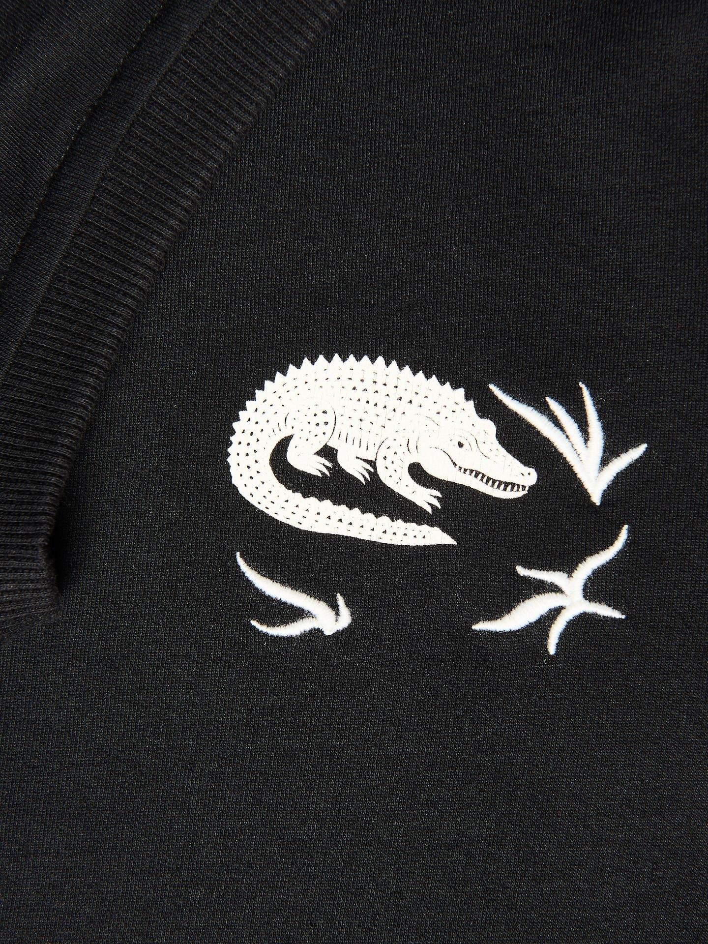 Black Regular Fit T-Shirt With Back Print, Black, large image number 2