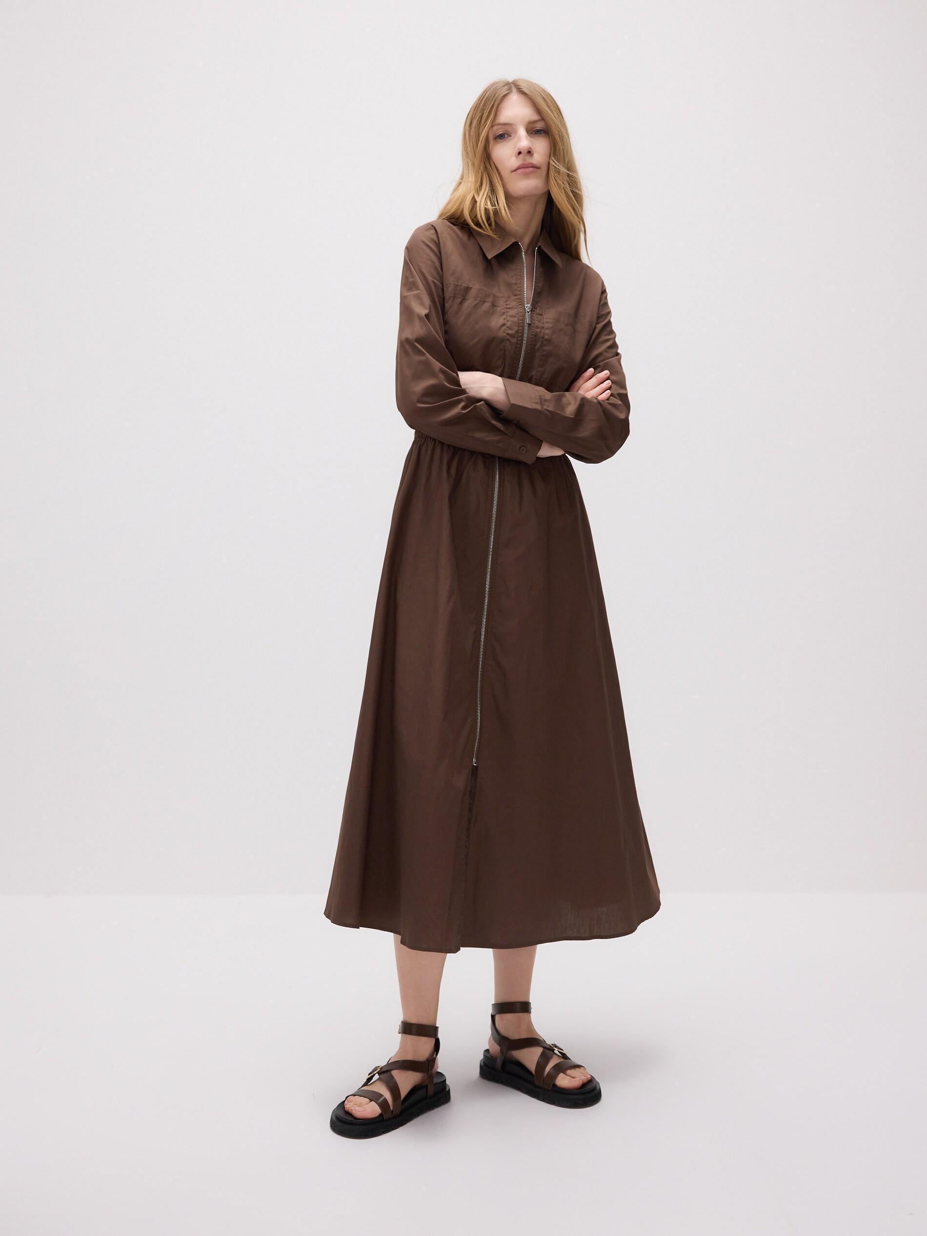 Brown Dress, Brown, large image number 1