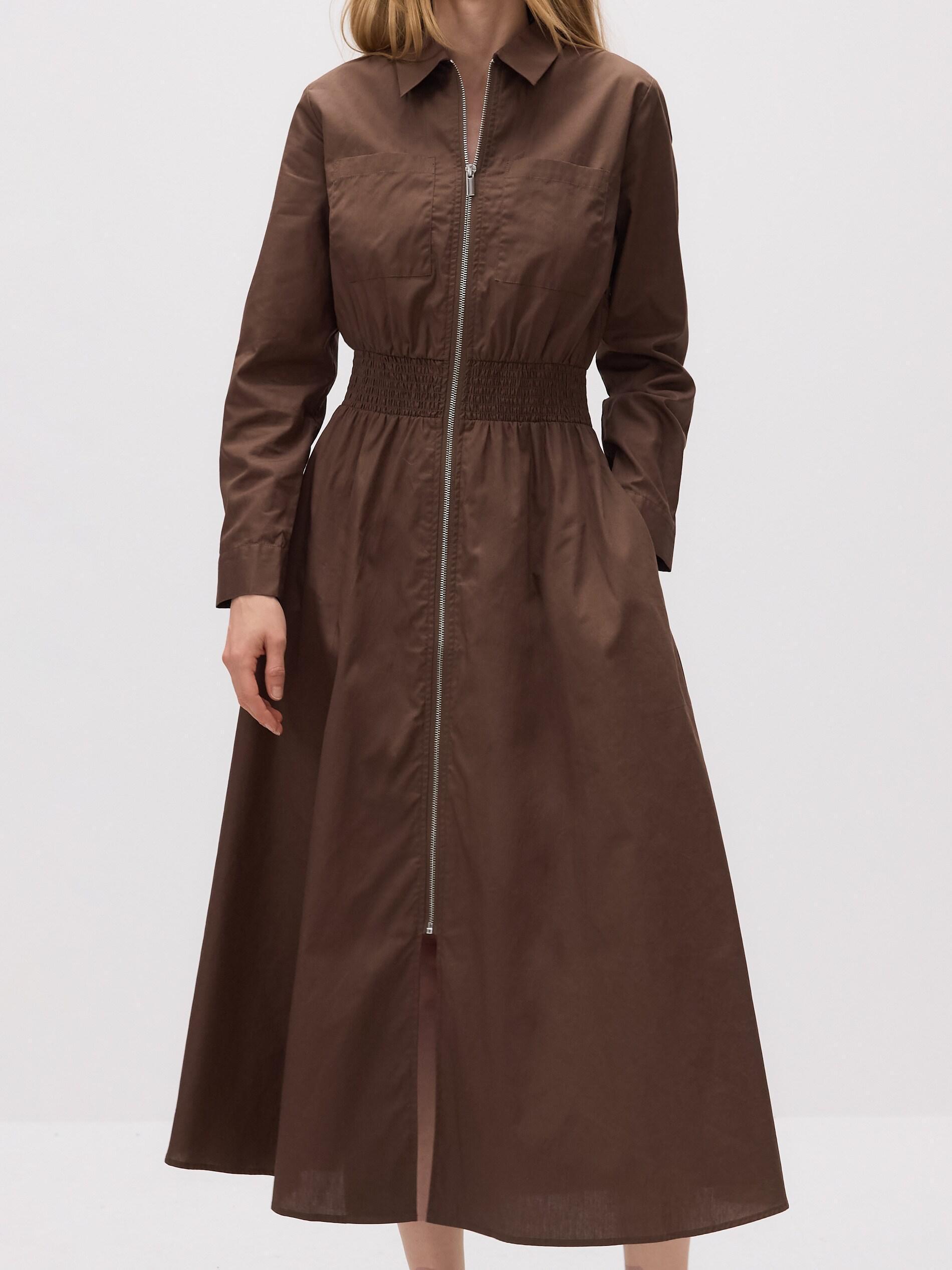 Brown Dress, Brown, large image number 2