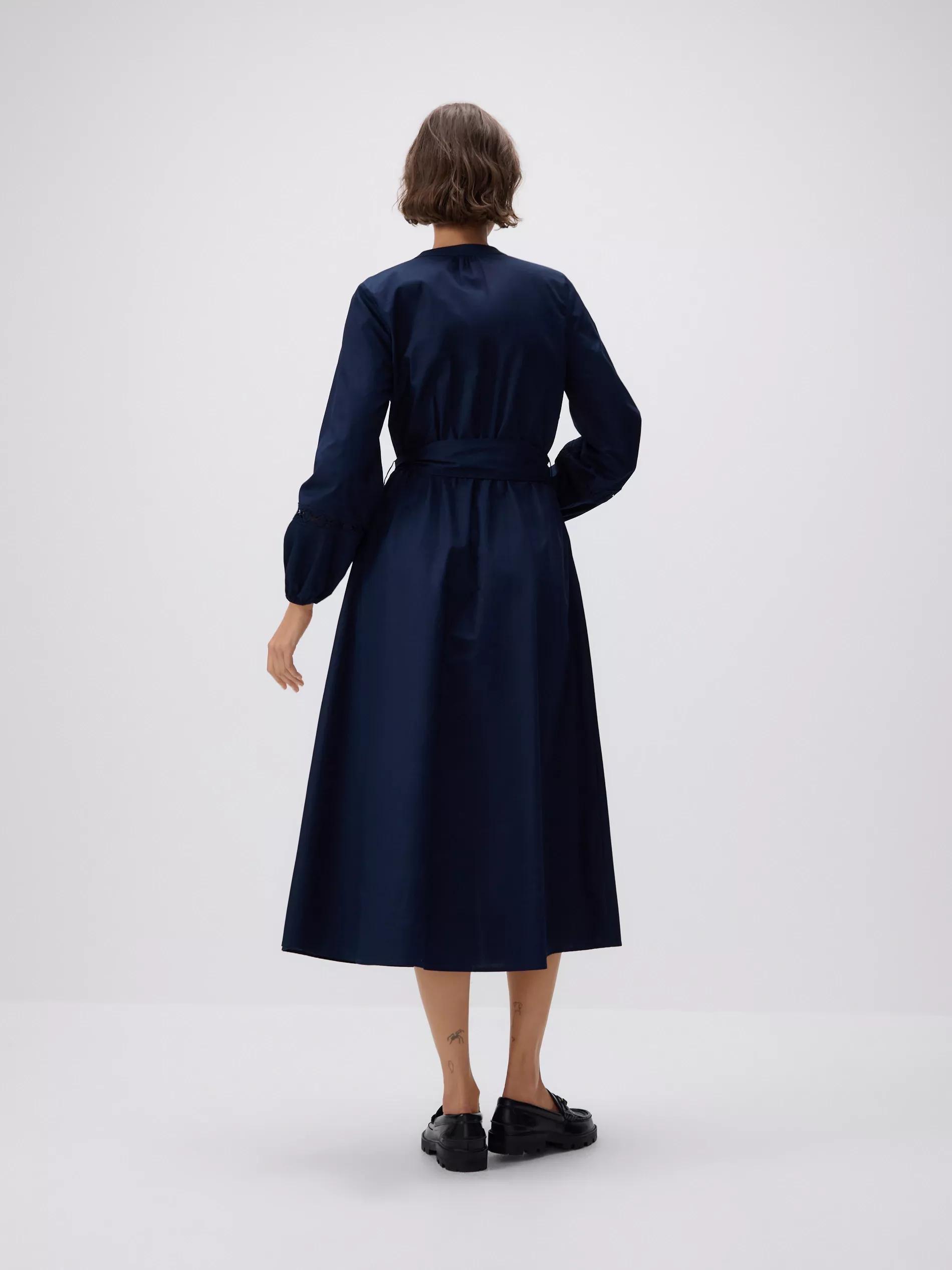 Navy Chain Belt Dress, , large image number 5