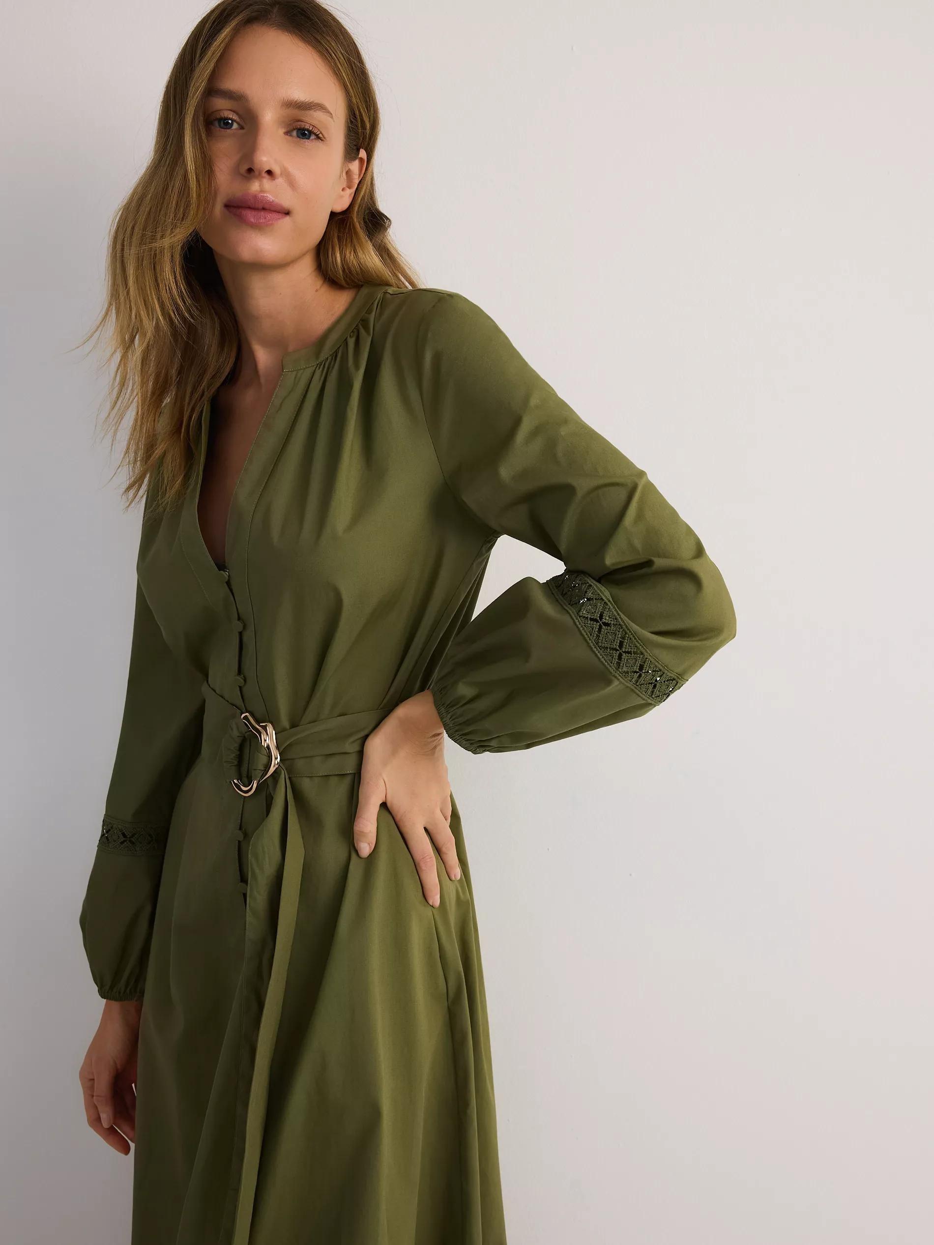 Green Chain Belt Dress, , large image number 3