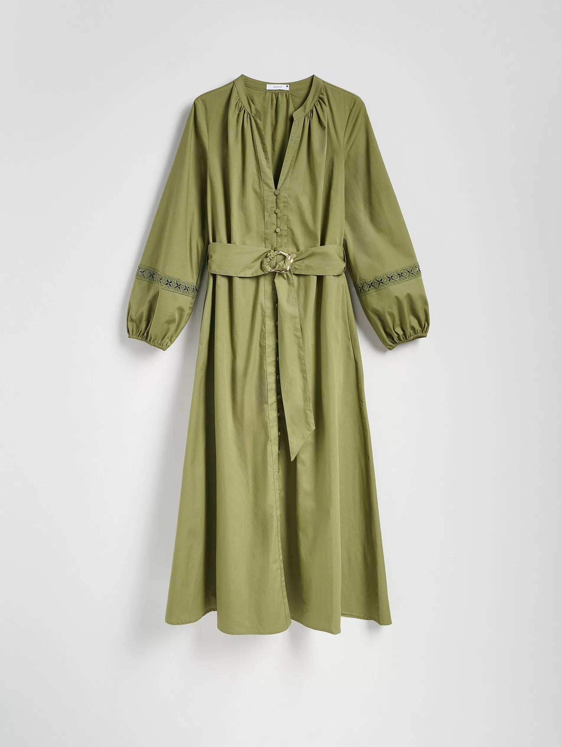 Green Chain Belt Dress, , large image number 5