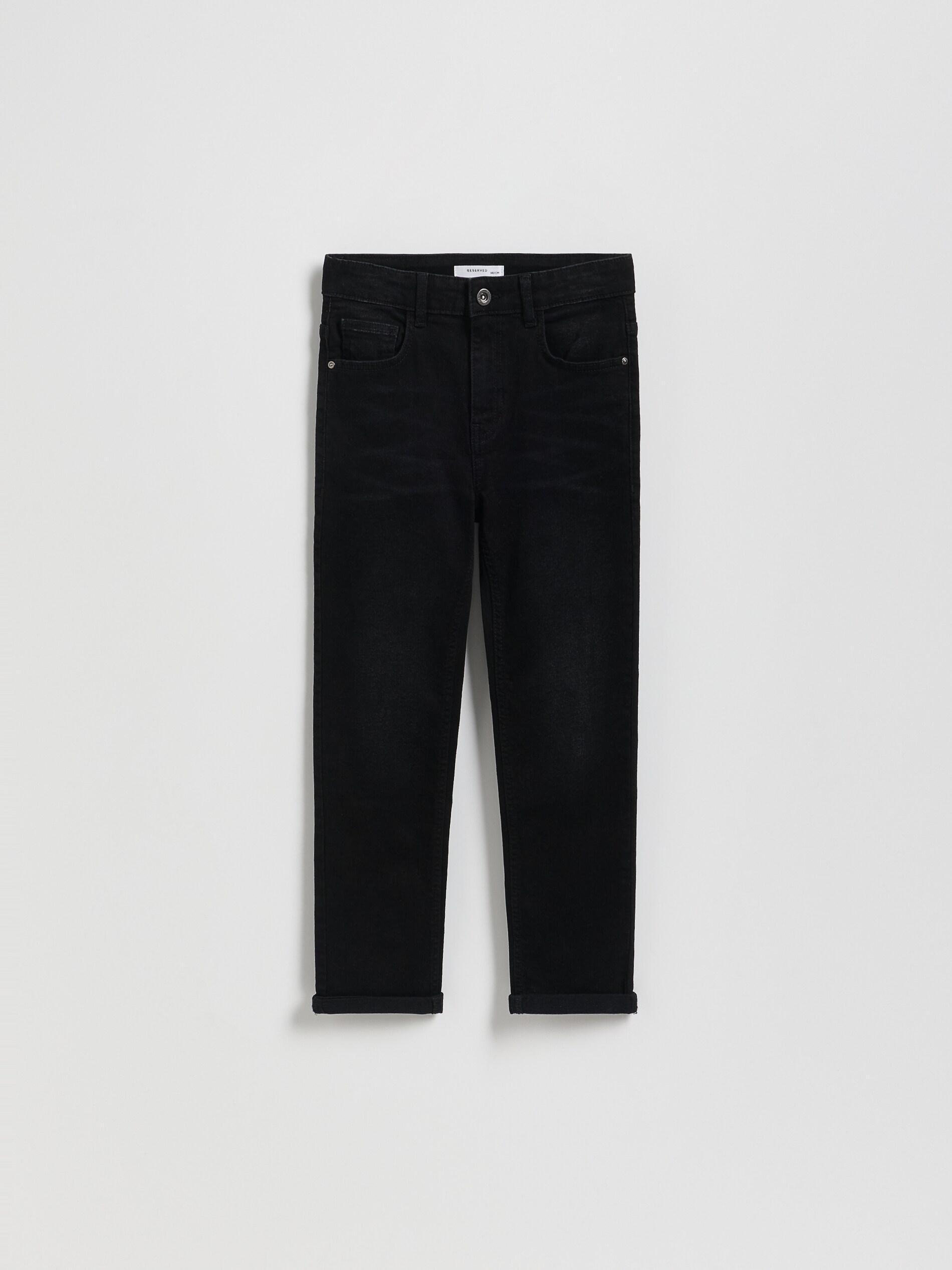 Regular jeans, Black, medium