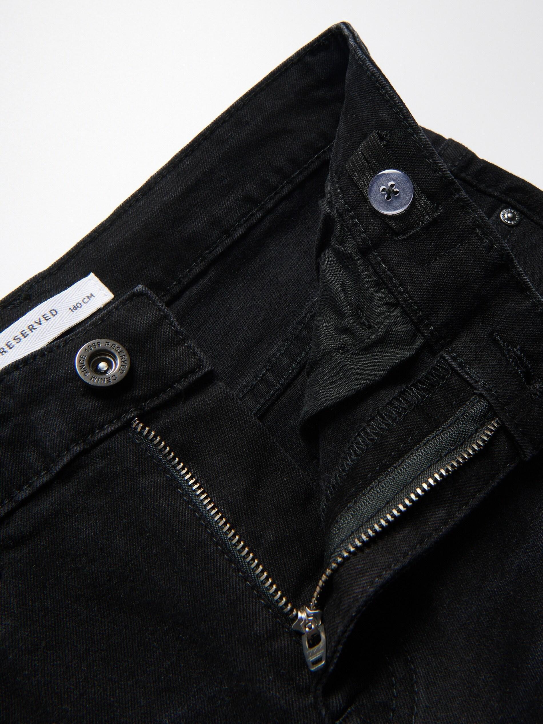 Regular jeans, Black, medium