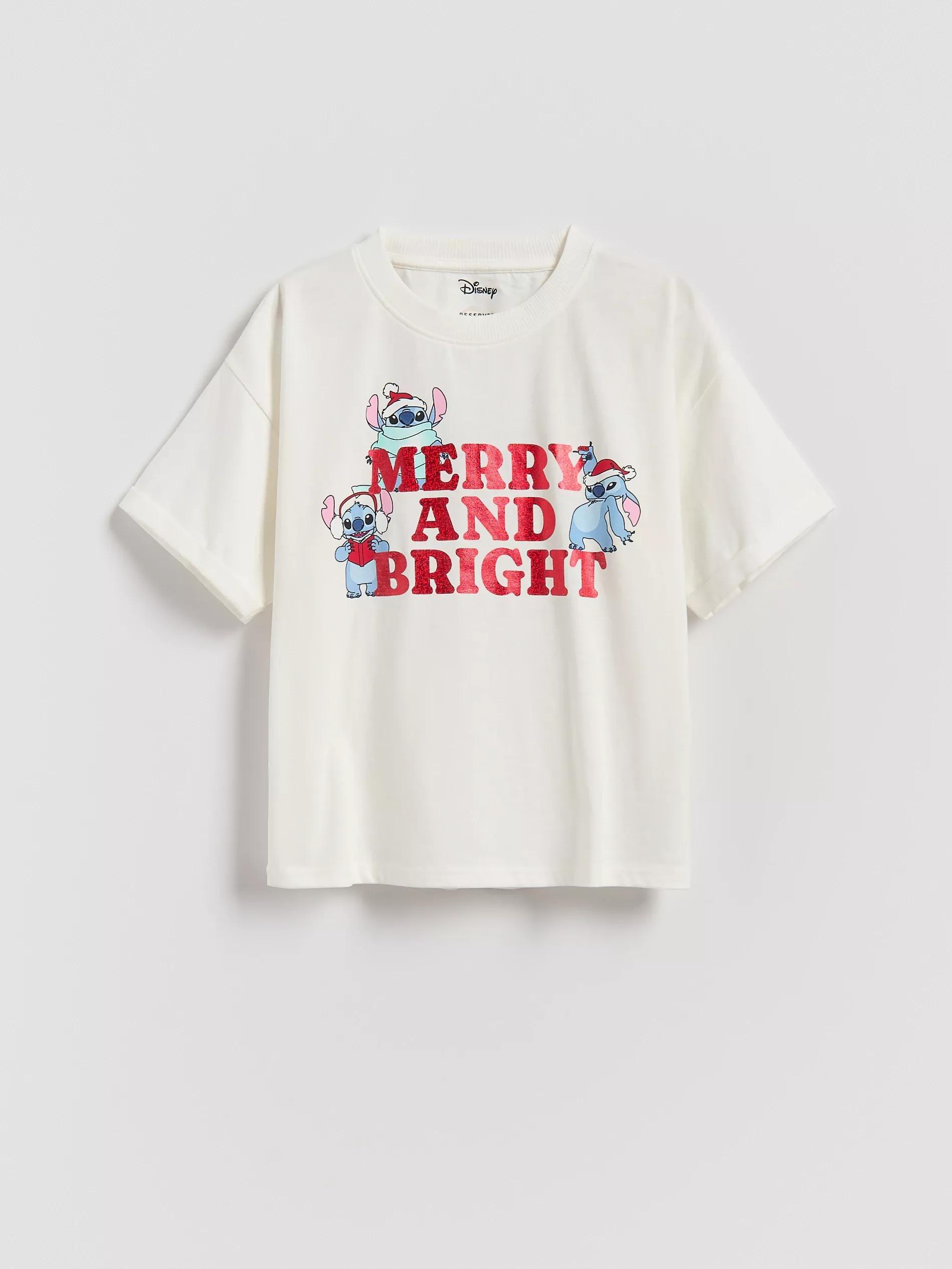 GIRLS` T-SHIR T CREAM, Ivory, large image number 3