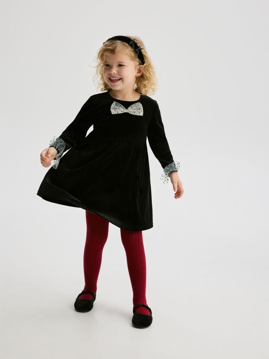 Black Dress, Kids Unisex, Black, medium