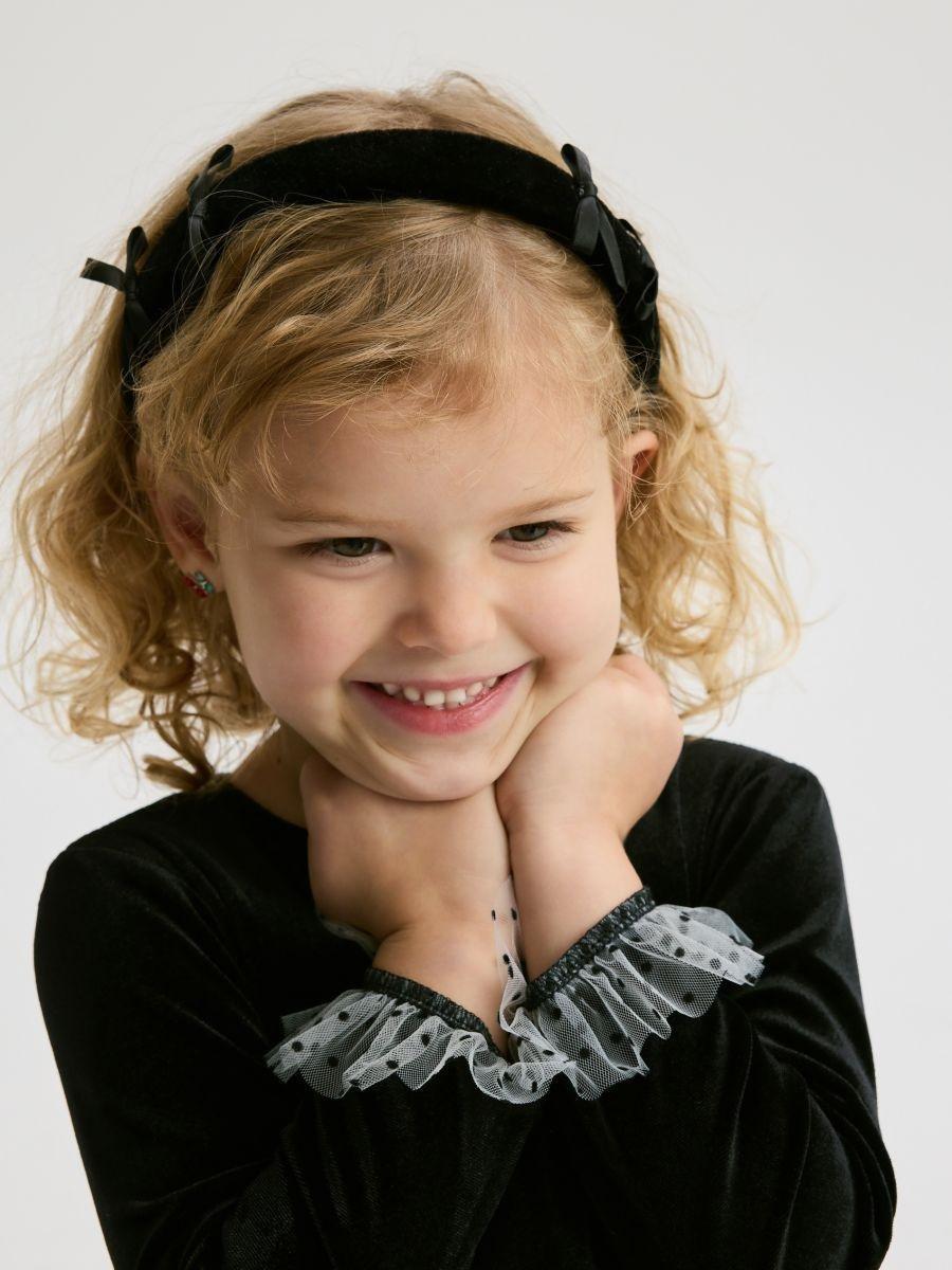 Black Dress, Kids Unisex, Black, large image number 1