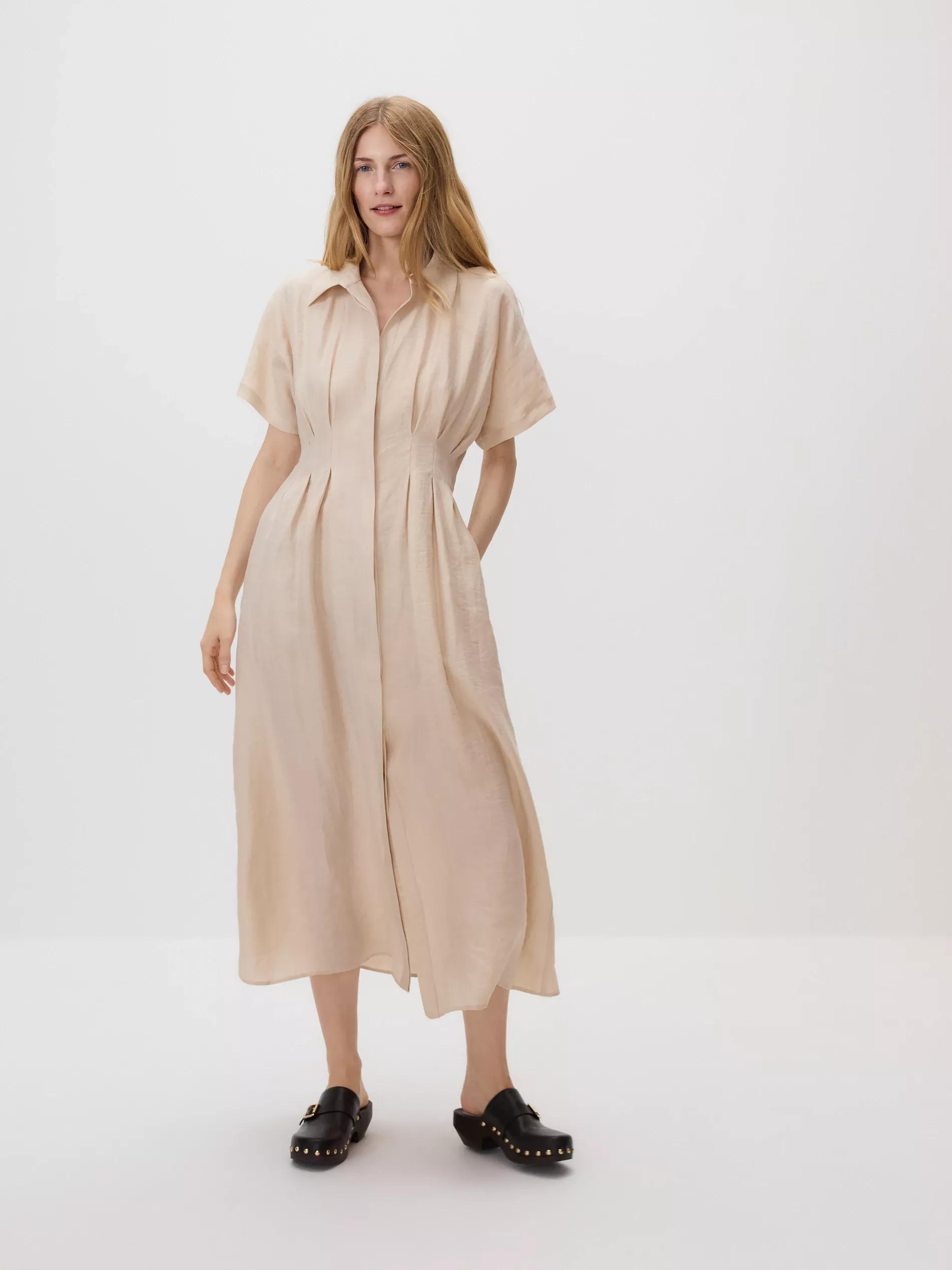 Beige Dress, Ivory, medium