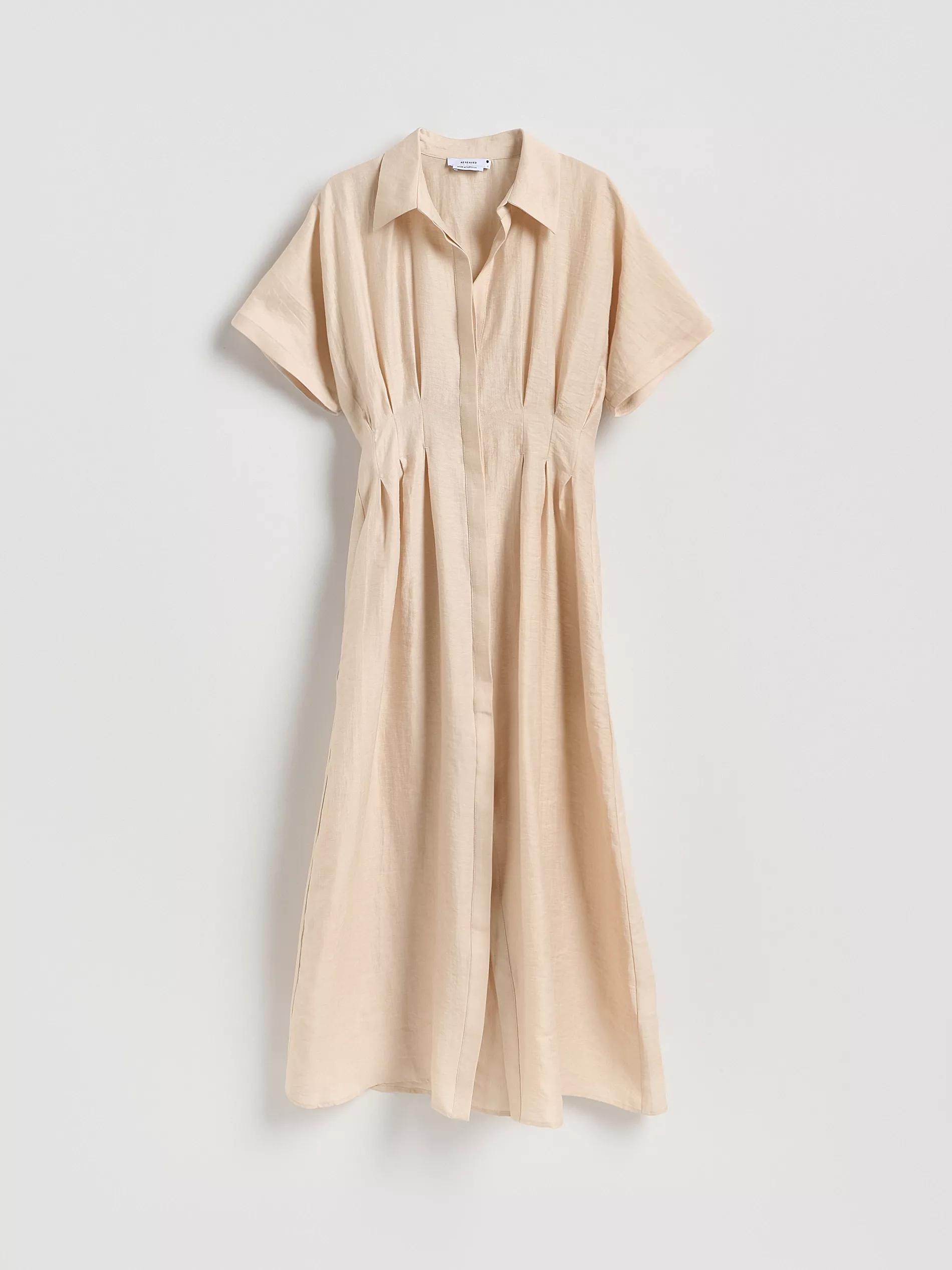 Beige Dress, Ivory, large image number 3