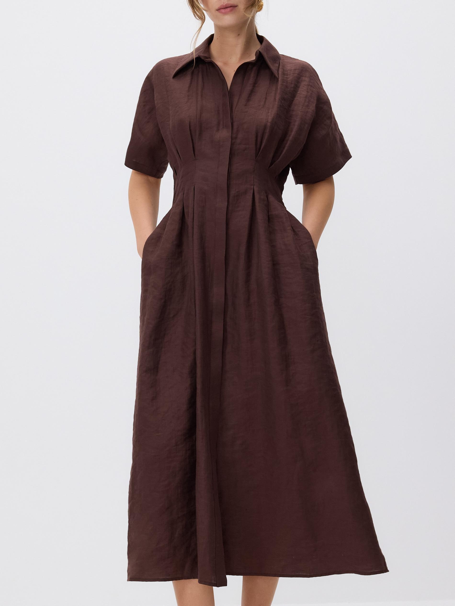 Brown Dress, Brown, large image number 1