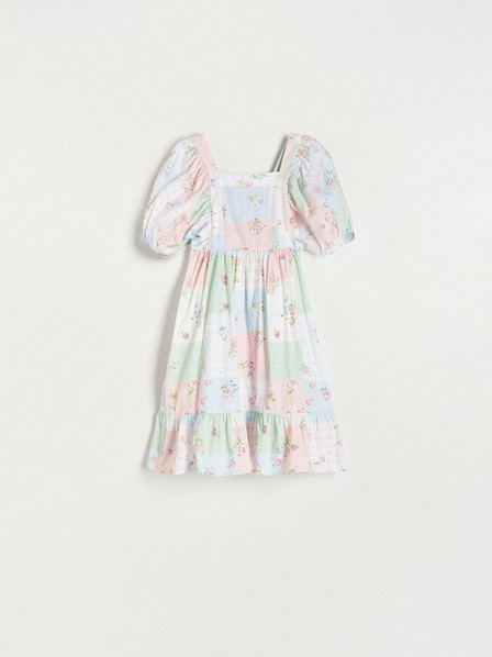 Reserved - Multicolour Patterned Dress, Kids Girls