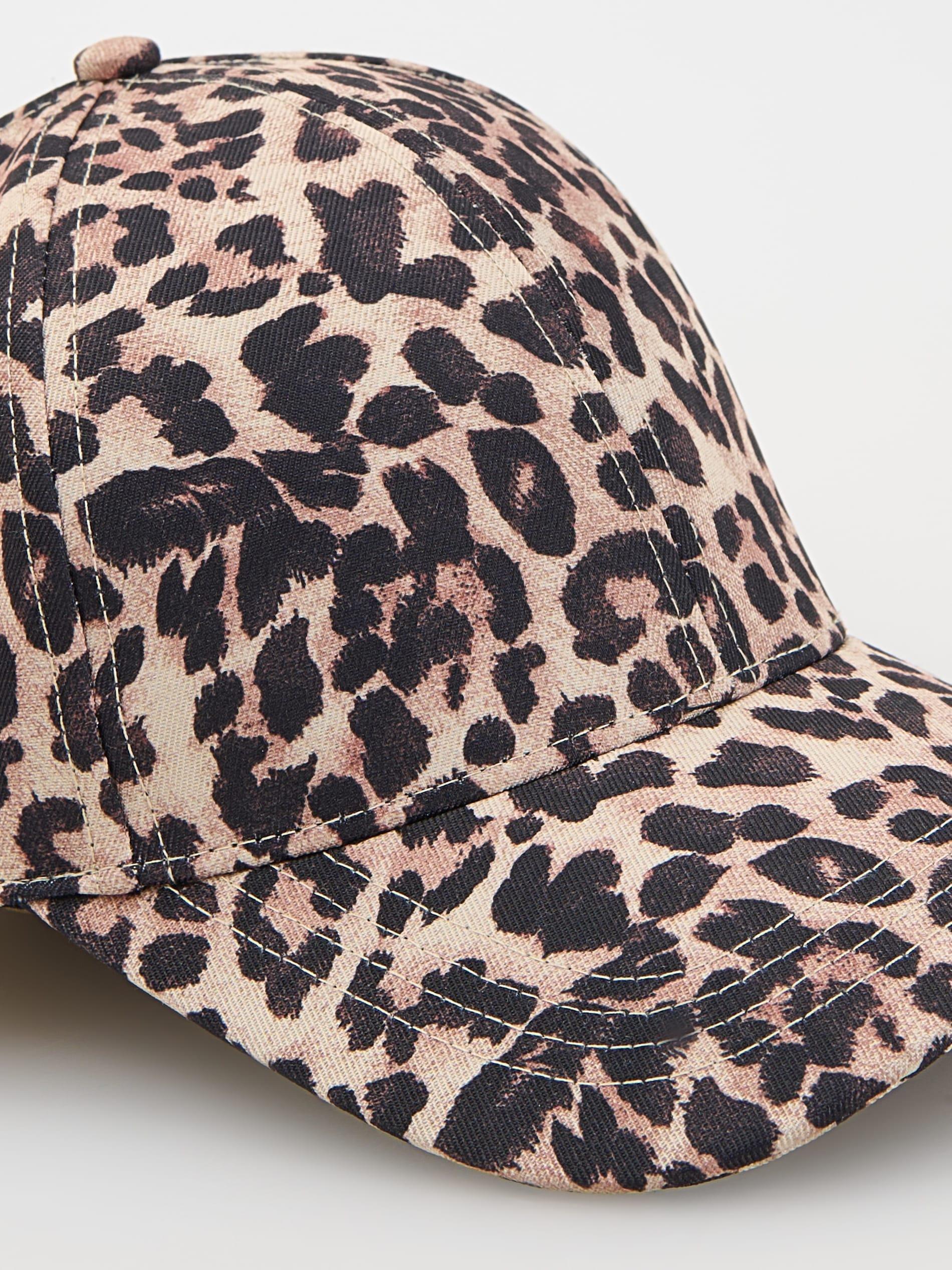 Brown Embroidered Cap, Brown, large image number 3