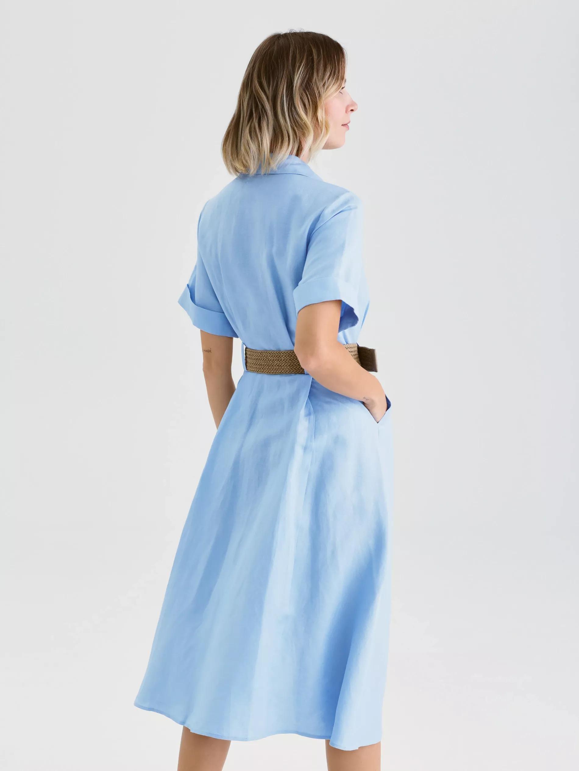 Blue Dress & Belt, , large image number 4
