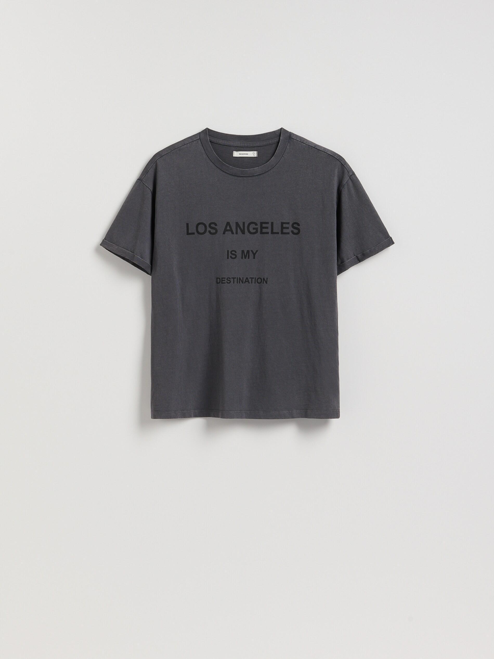 Grey Printed T-Shirt, Grey, medium