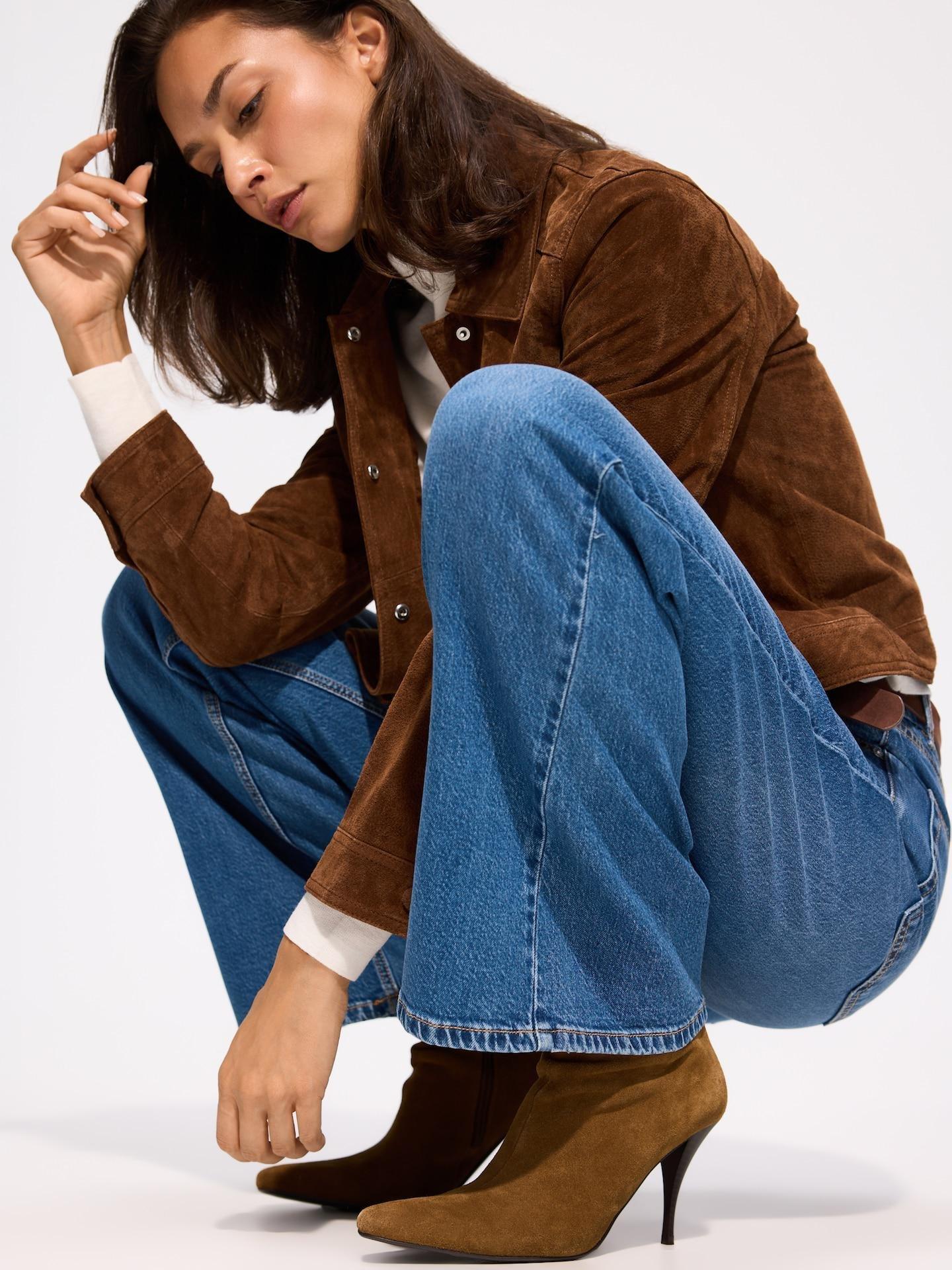 Blue Jeans Wide Leg Jeans With Lyocell, Blue, large image number 1