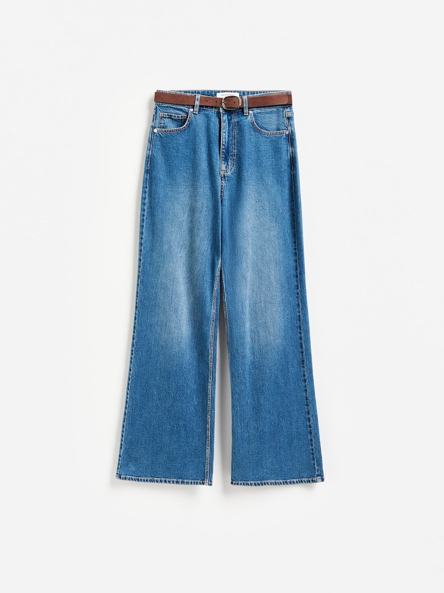 Blue Jeans Wide Leg Jeans With Lyocell, Blue, large image number 4