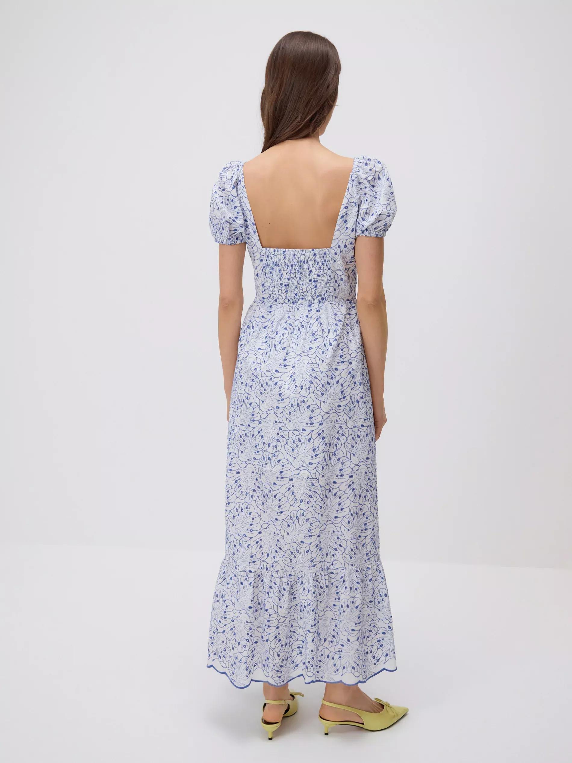Multicolour Patterned Maxi Dress, , large image number 3