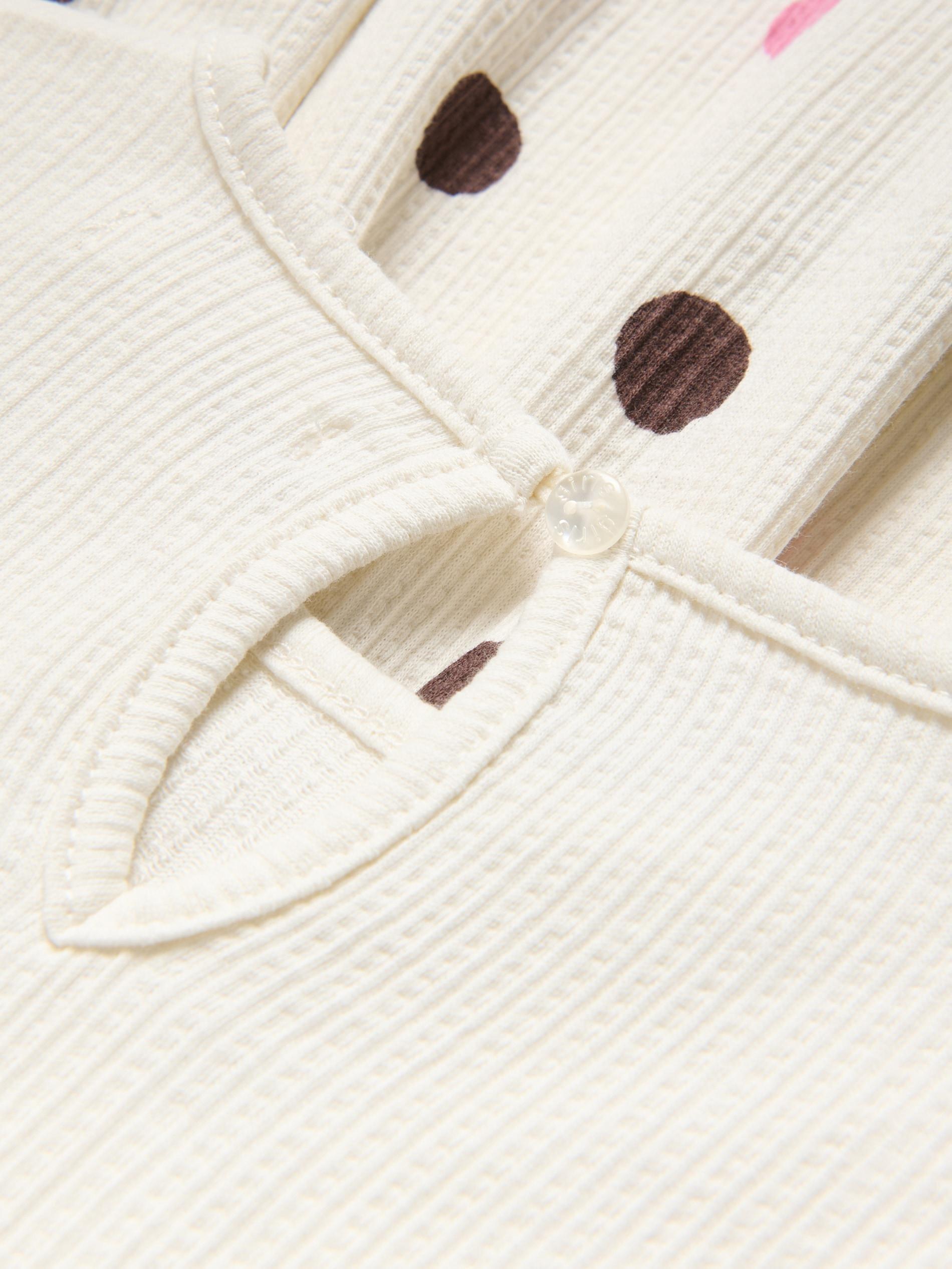 Beige Jersey Dress, Ivory, large image number 1