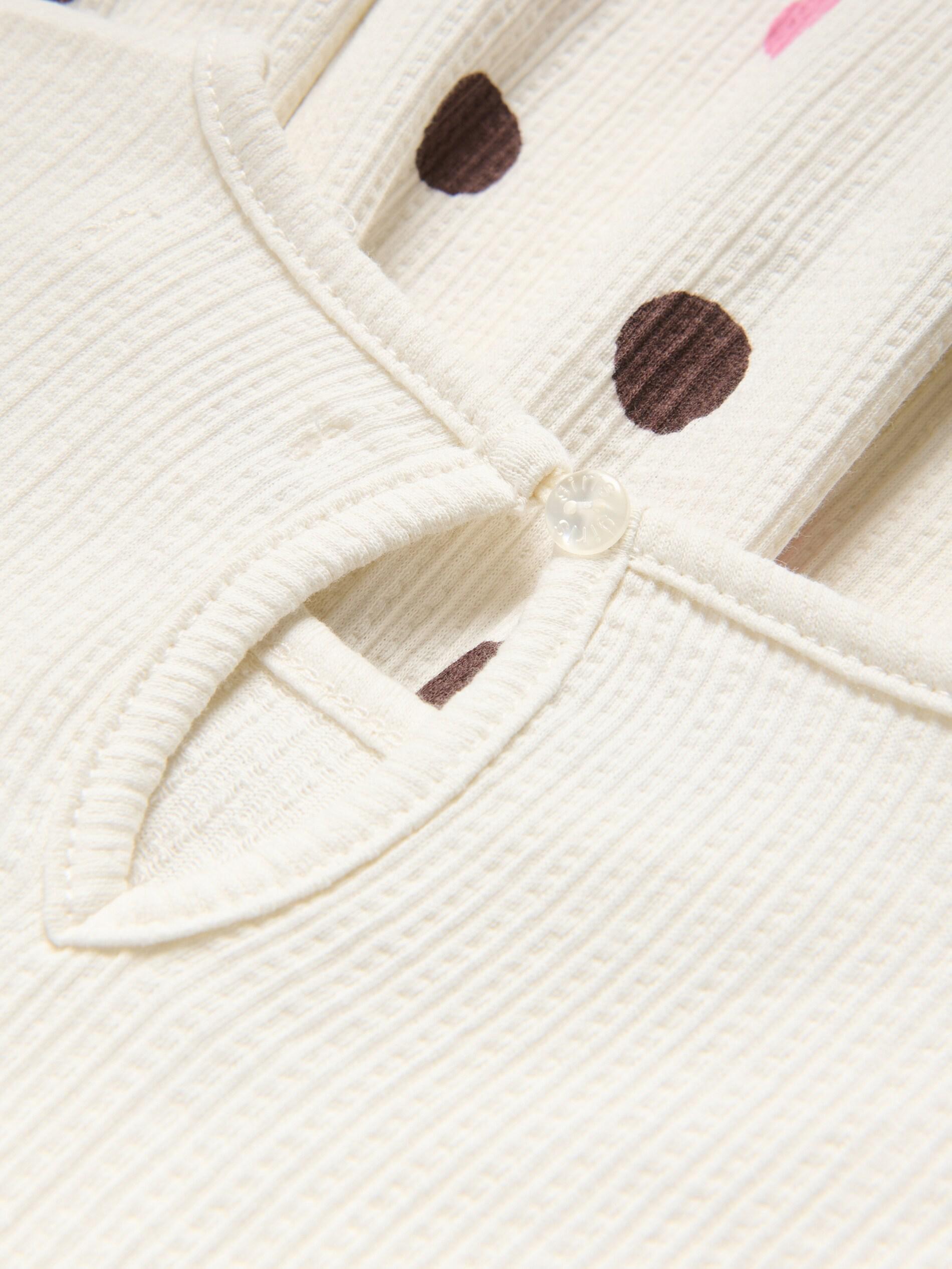 Beige Jersey Dress, Ivory, large image number 3