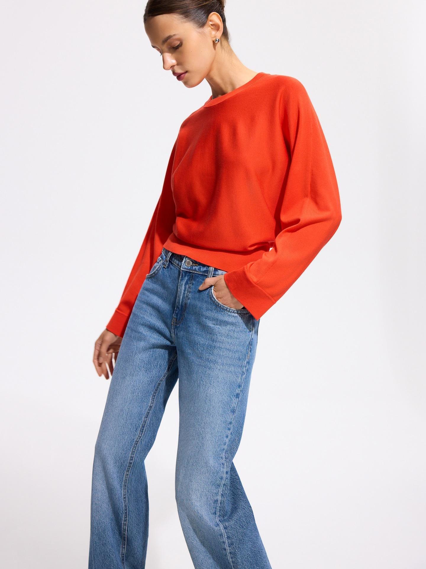 Blue Jeans Straight Jeans, Blue, medium