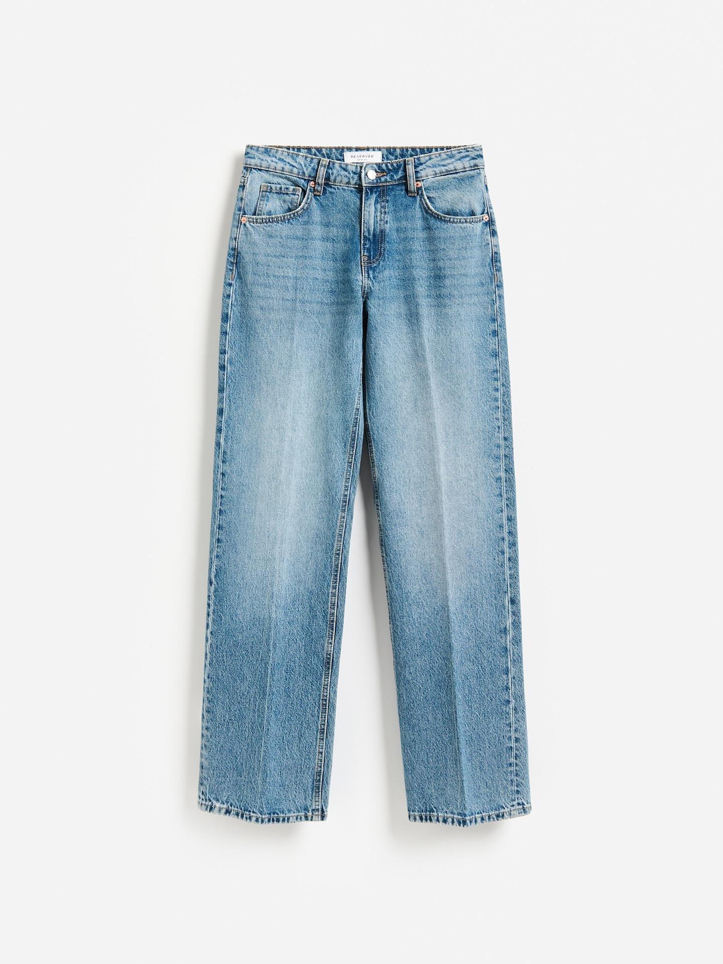 Blue Jeans Straight Jeans, Blue, large image number 3