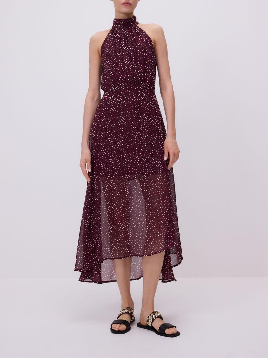 Multicolour Dress With Halter Neckline, , large image number 2