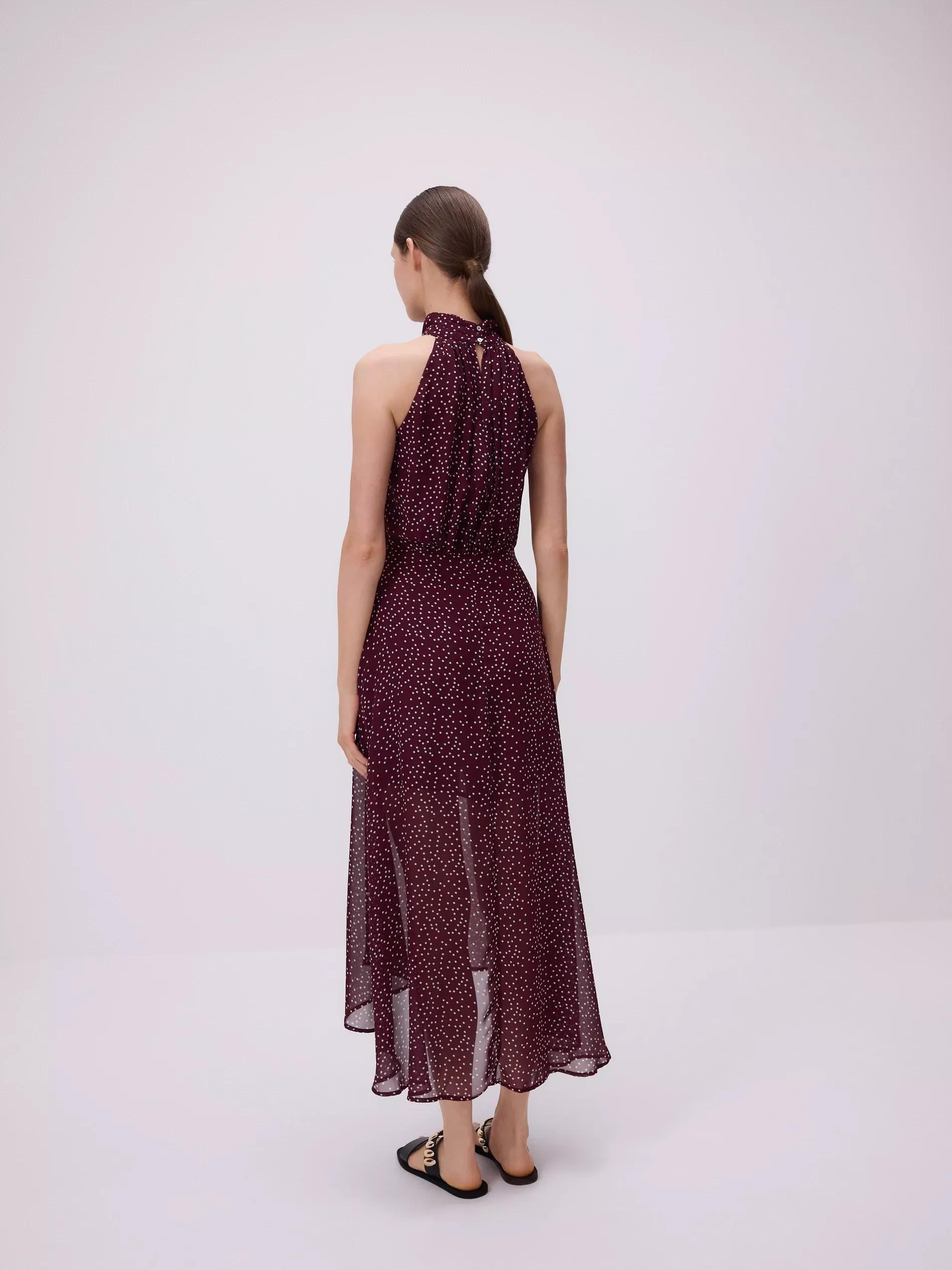 Multicolour Dress With Halter Neckline, , large image number 5