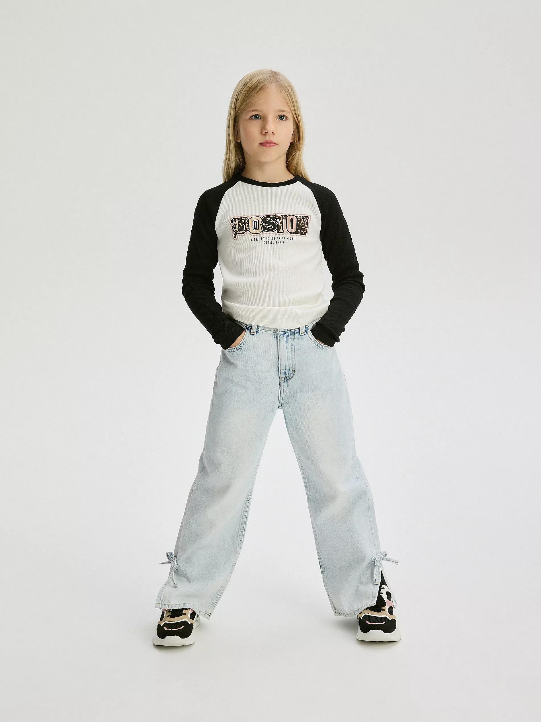 Black T-Shirt, Kids Girl, , large image number 4