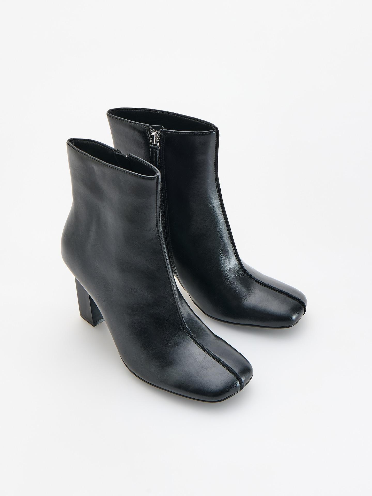 LADIES` ANKLE BOO TS BLACK, Black, medium