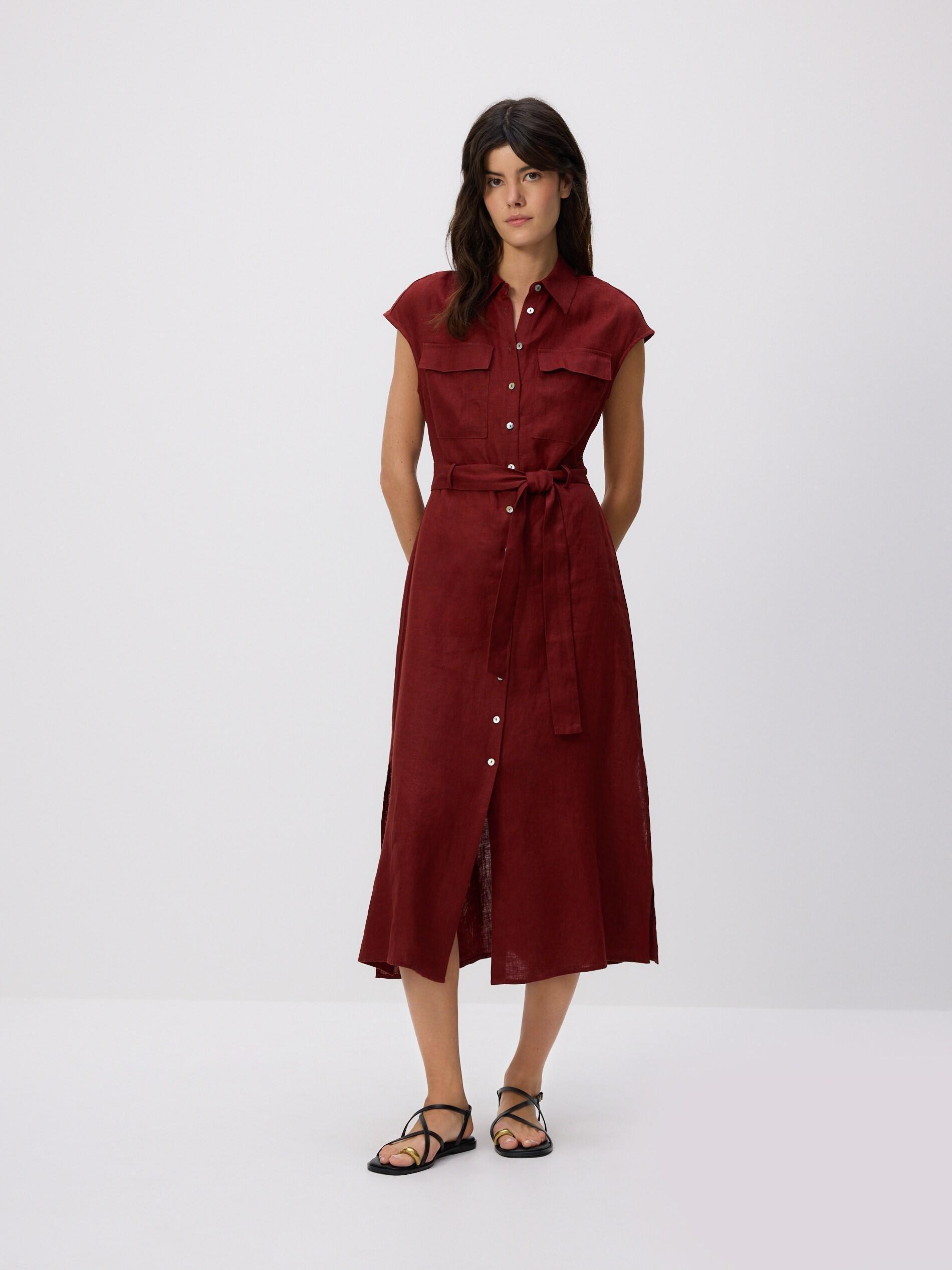 Brown Dress, Brown, large image number 0