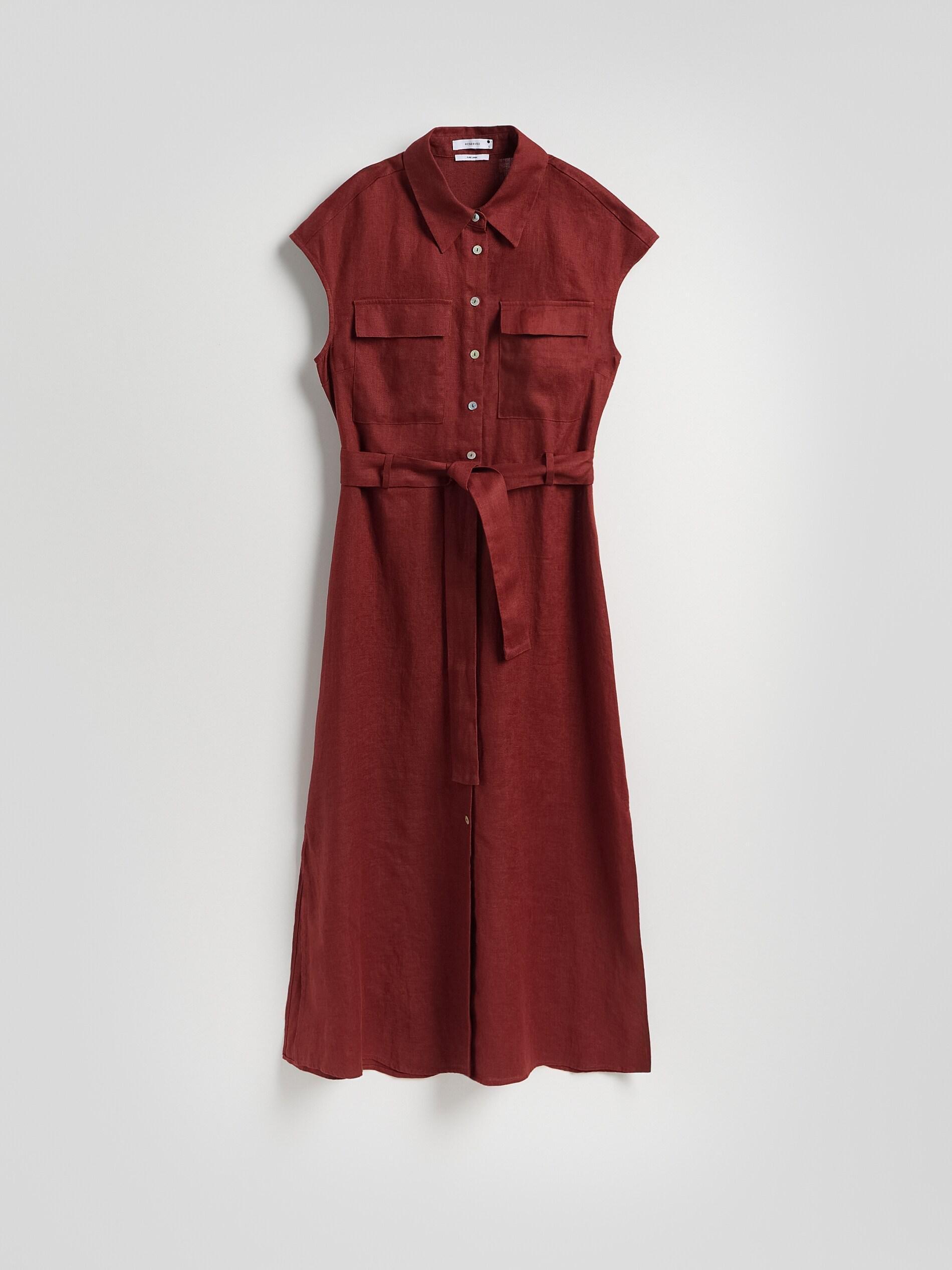 Brown Dress, Brown, large image number 4