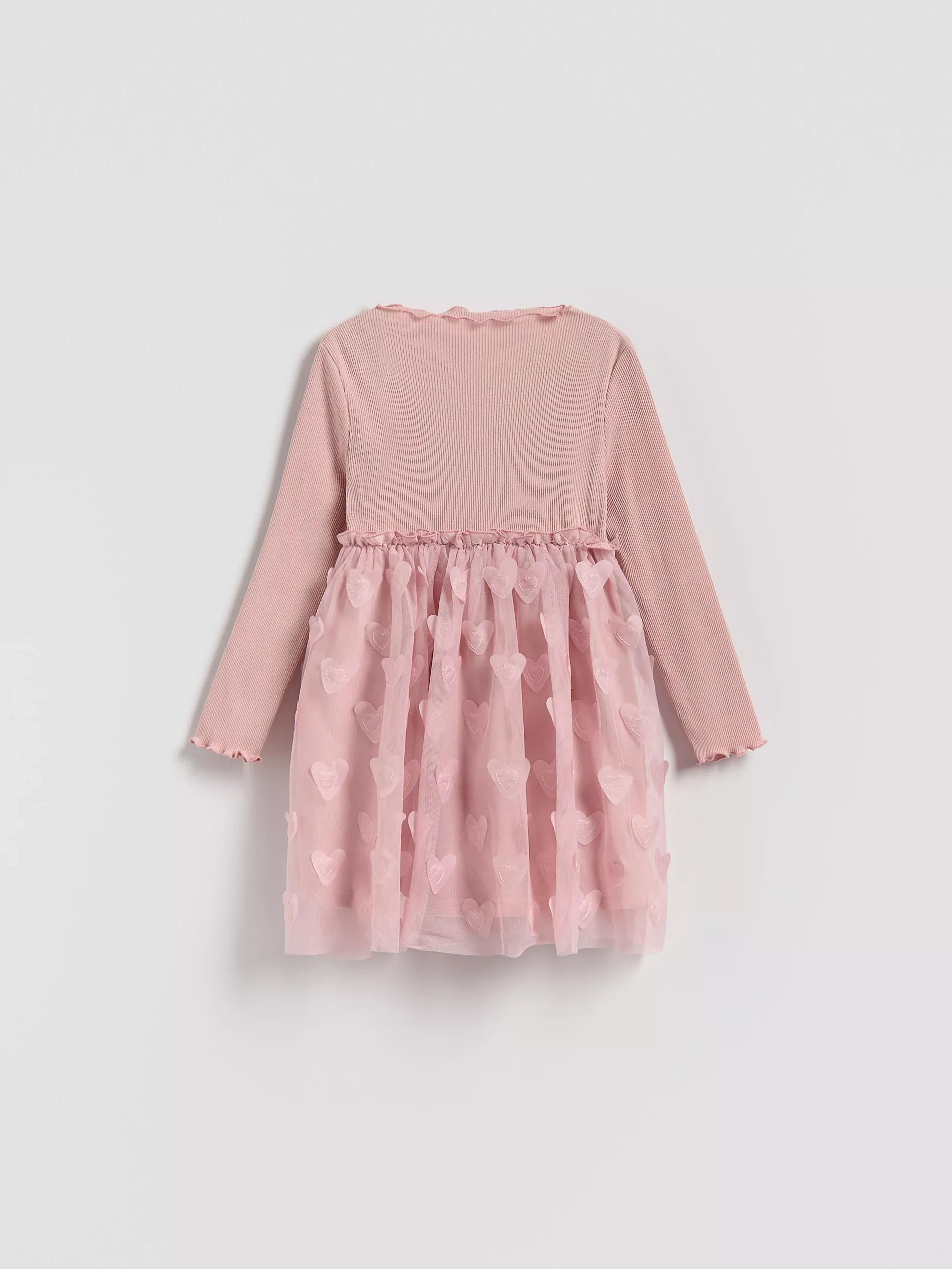 DUSTY ROSE Tulle dress, Pink, large image number 0