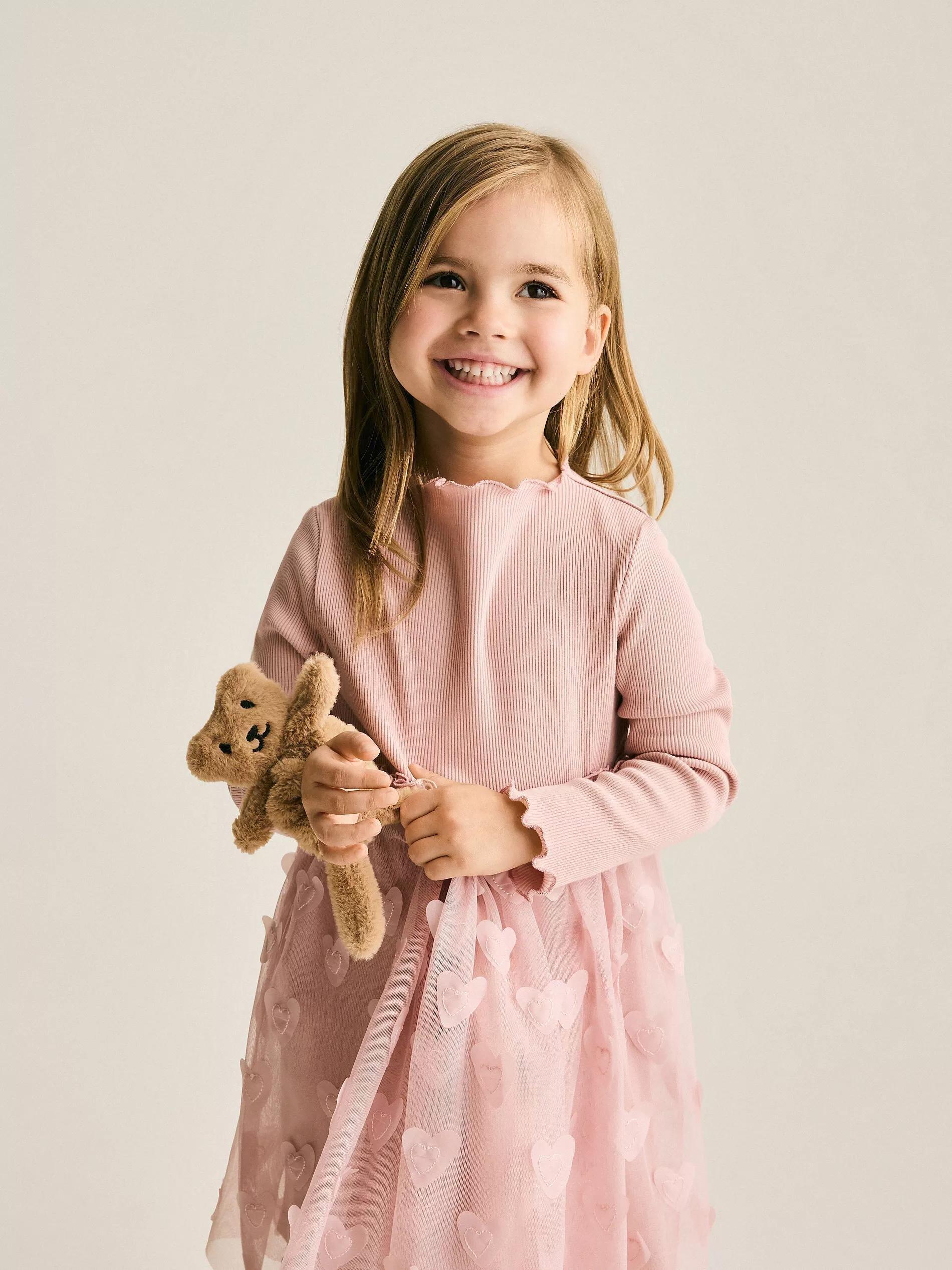 DUSTY ROSE Tulle dress, Pink, large image number 2