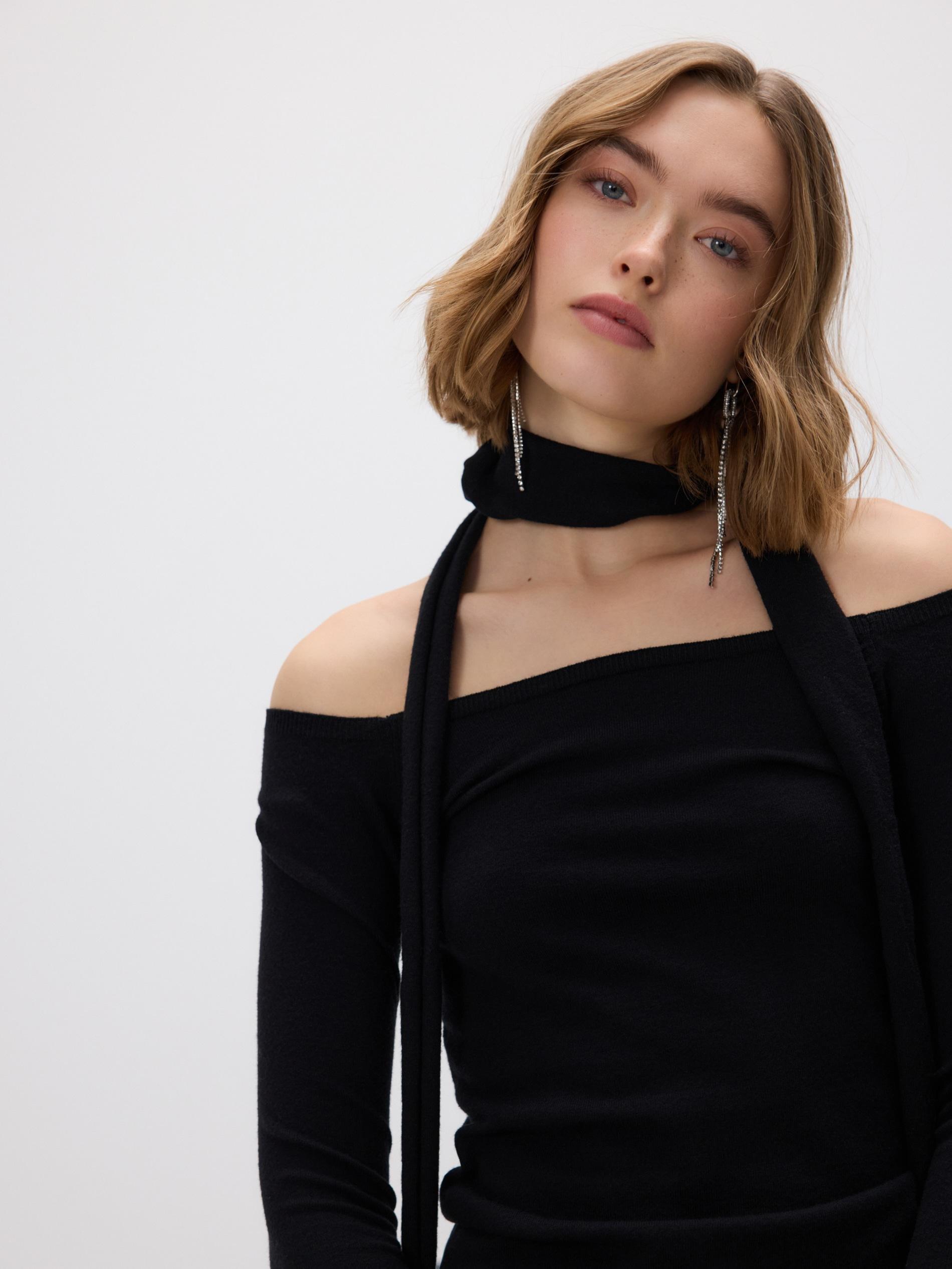 SILVER Long drop earrings, Silver, large image number 2