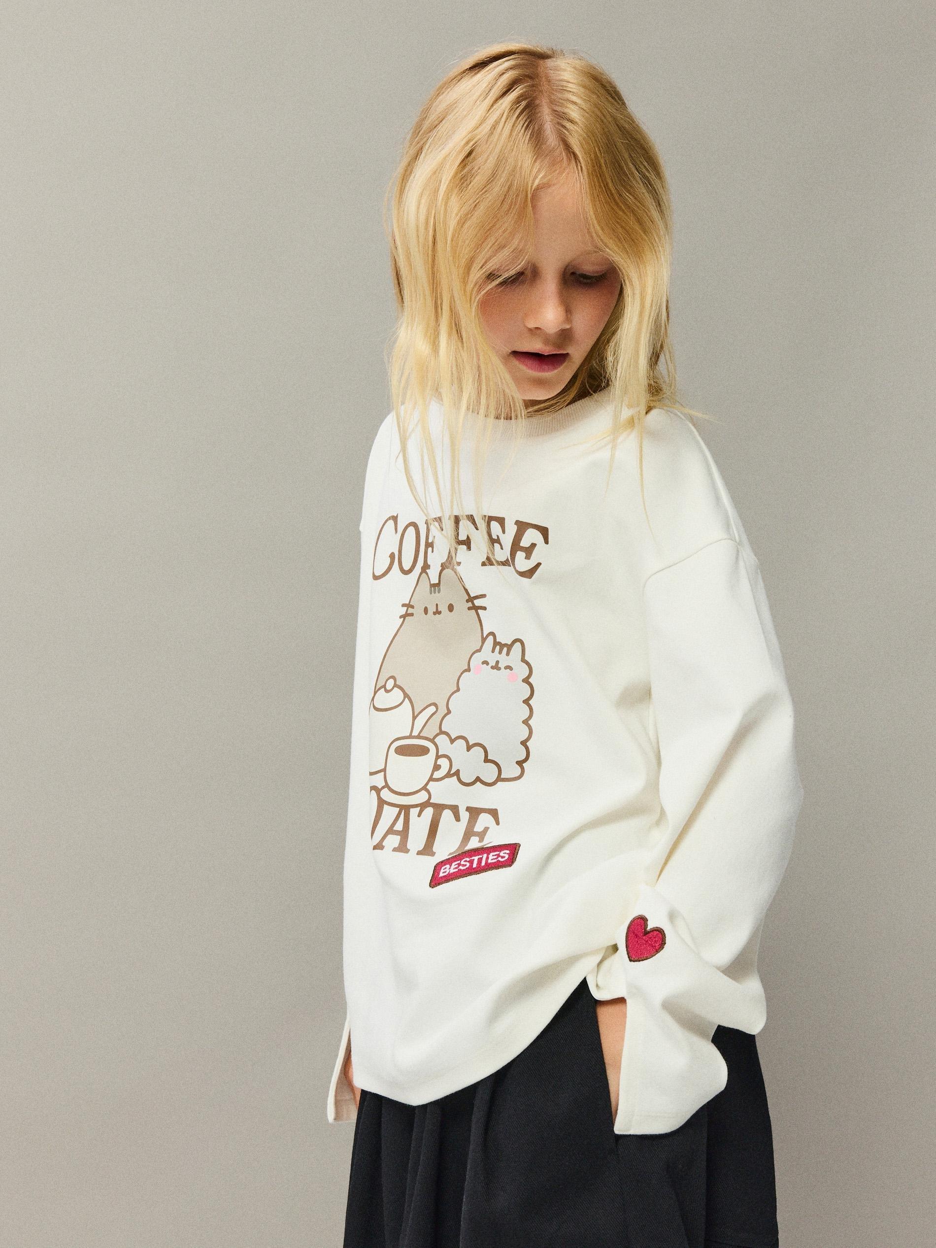 GIRLS` BLOUSE CREAM, Ivory, medium
