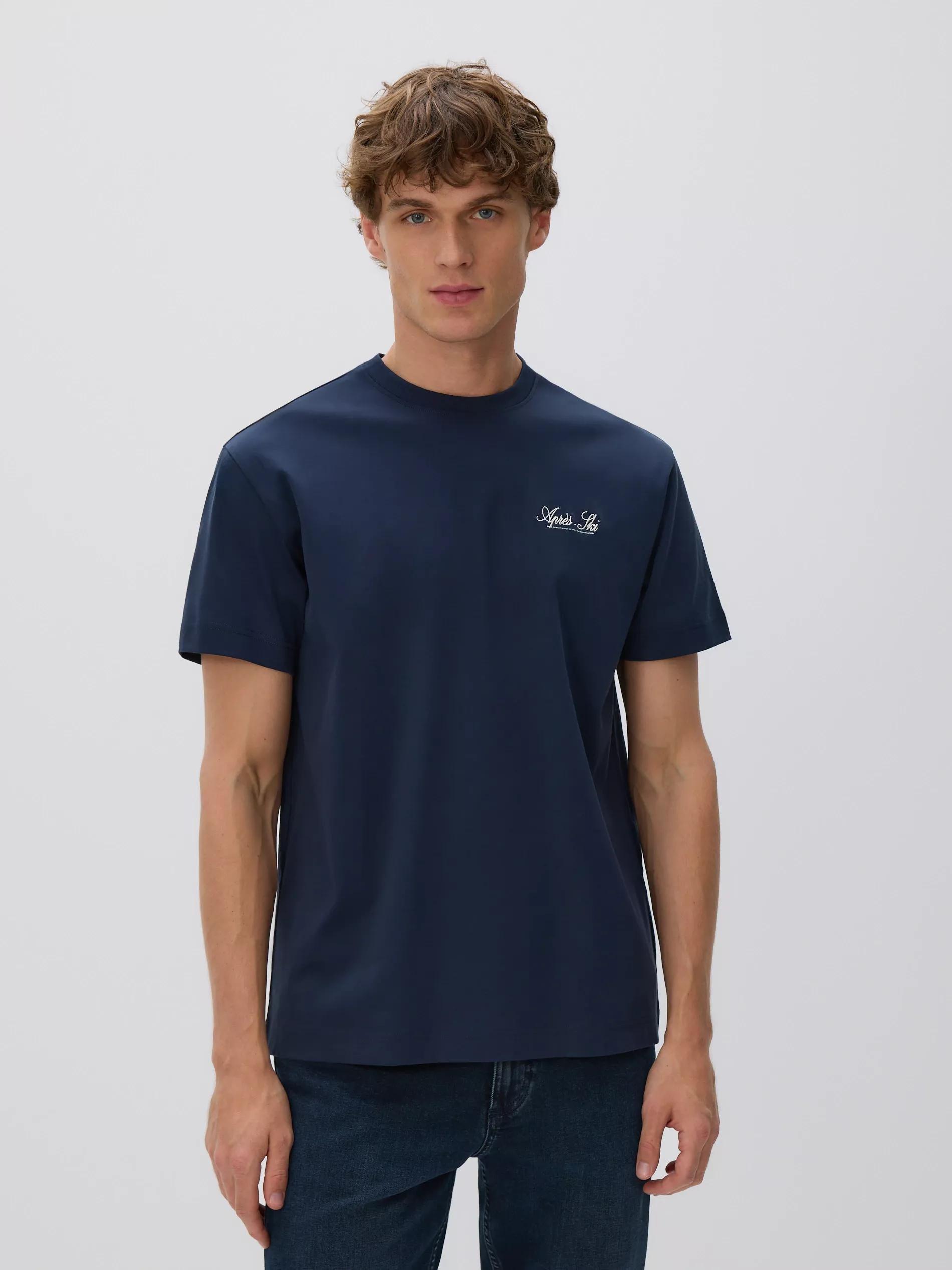Navy T-Shirt, Navy, large image number 0