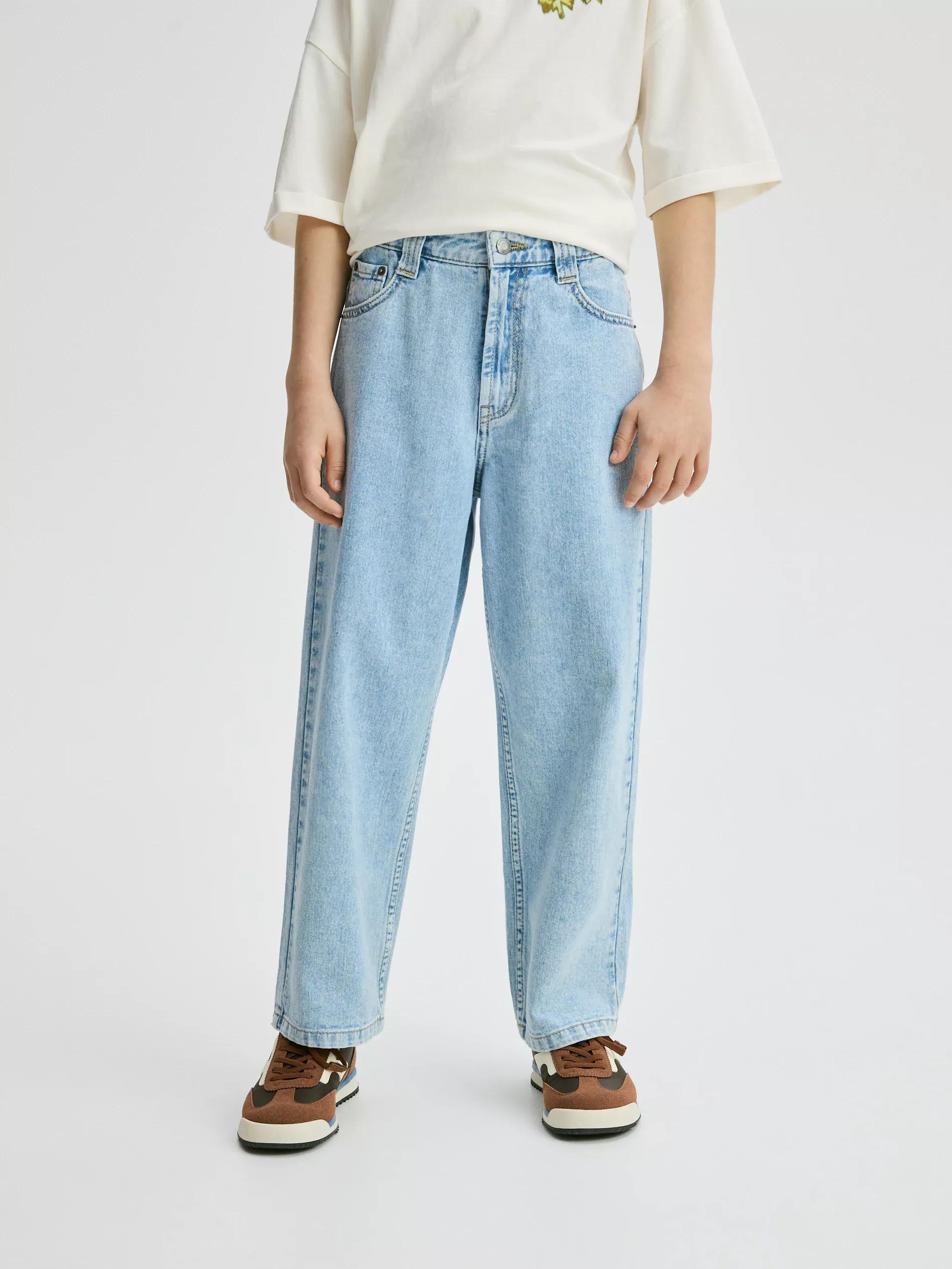 Blue Jeans Trousers, Kids Boy, Blue, large image number 9