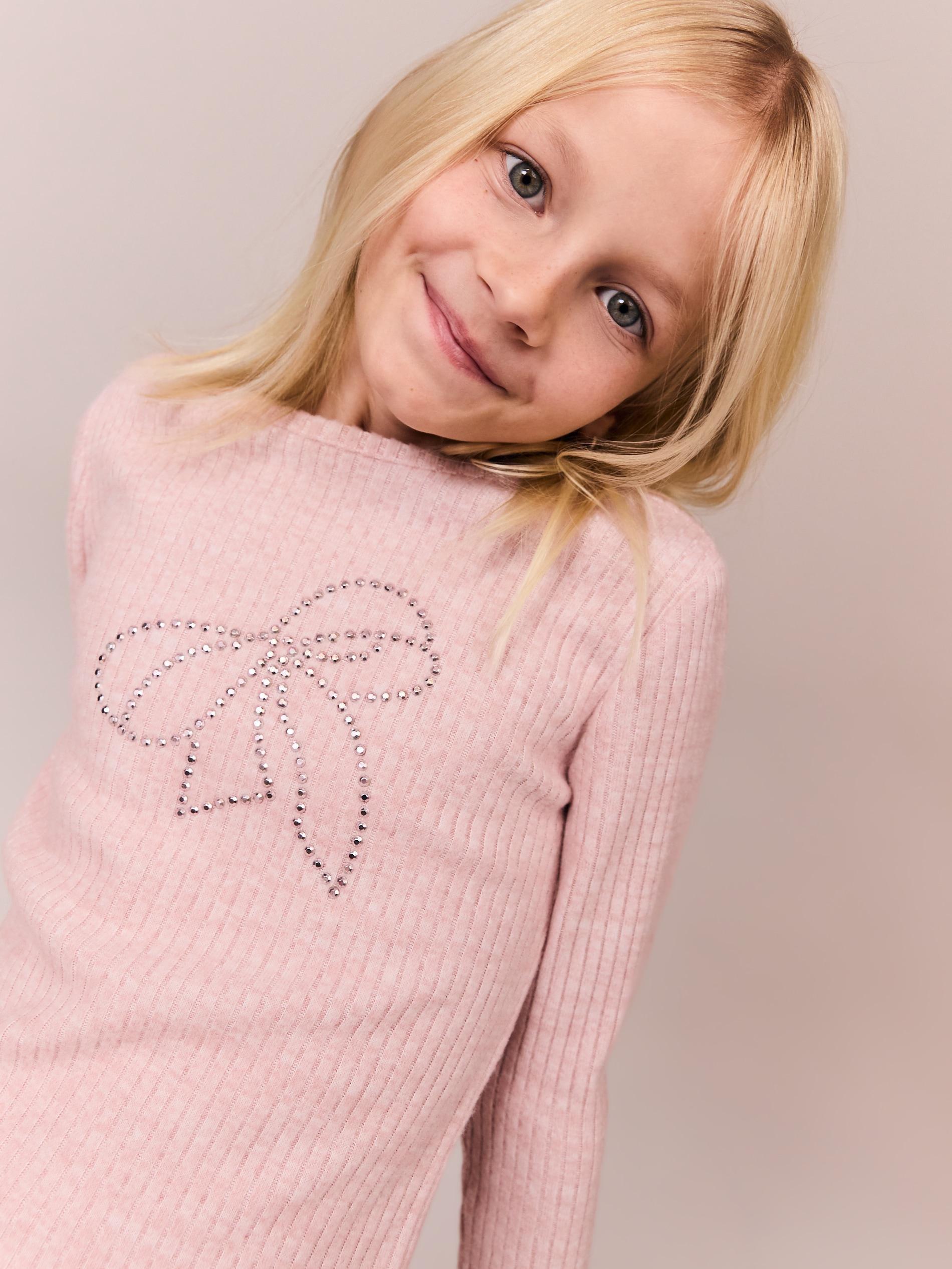 Pink Blouse, Kids Girl, , large image number 0