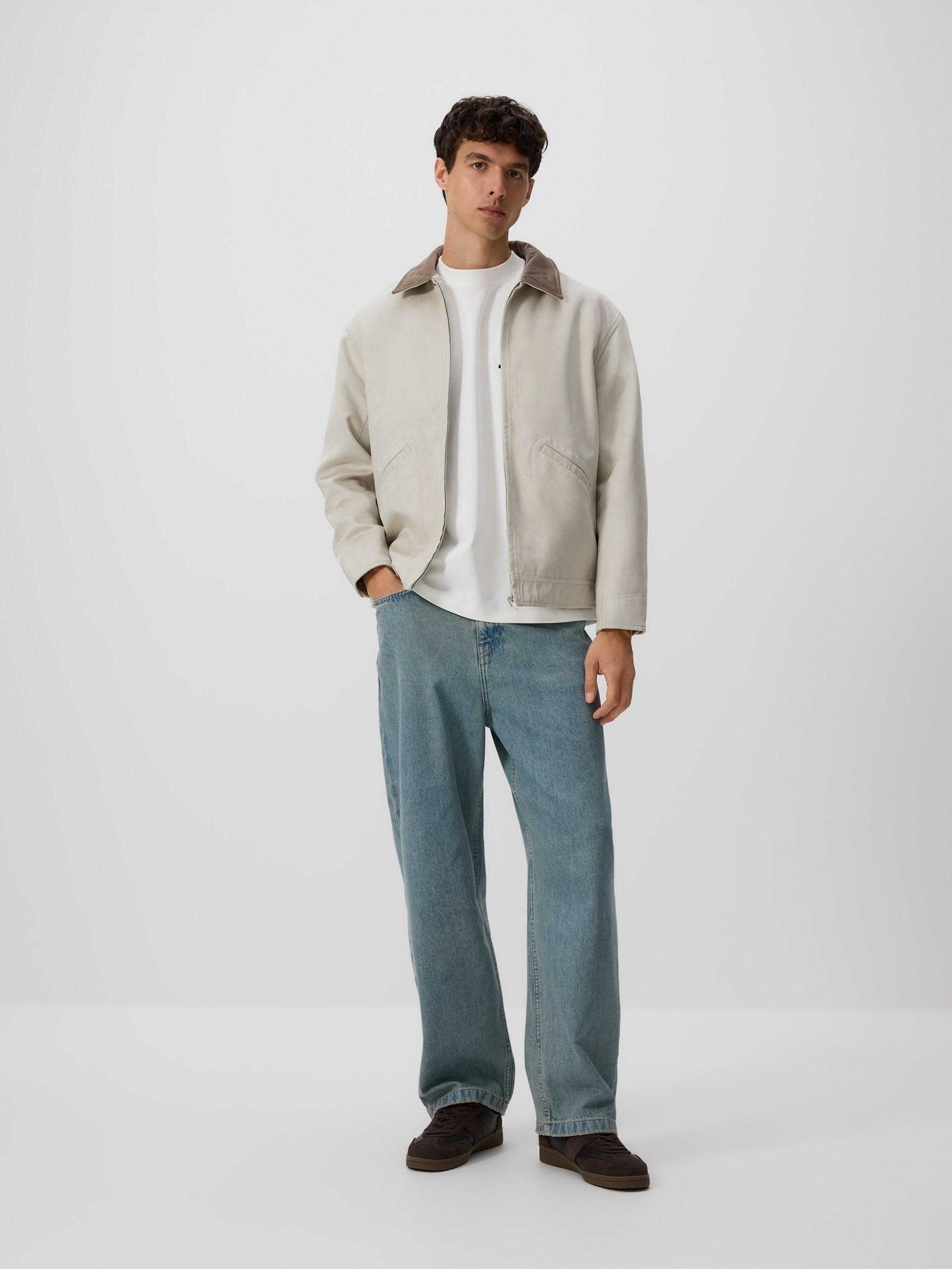 White Boxy T-Shirt With Embroidery, Ivory, large image number 4