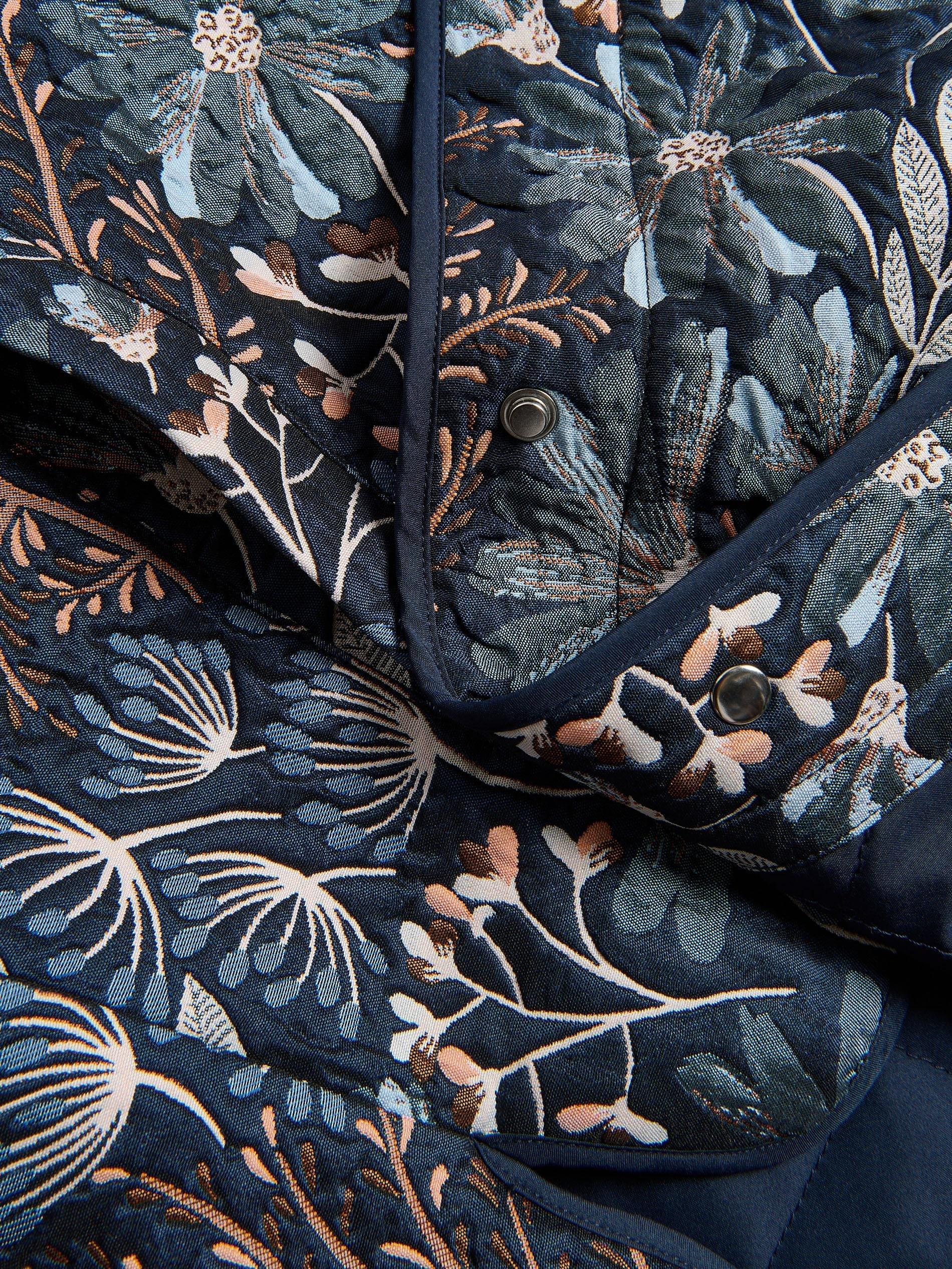 Navy Patterned Jacket, Navy, large image number 5