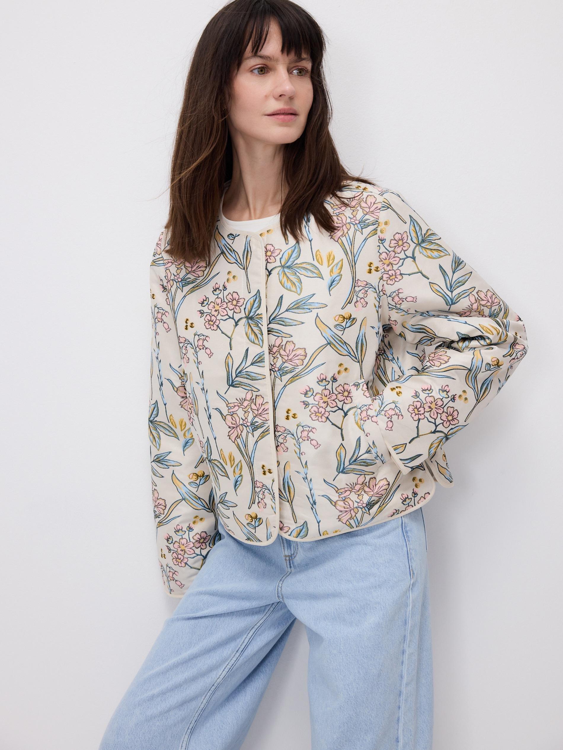 Multicolour Patterned Jacket, Multicolor, large image number 2